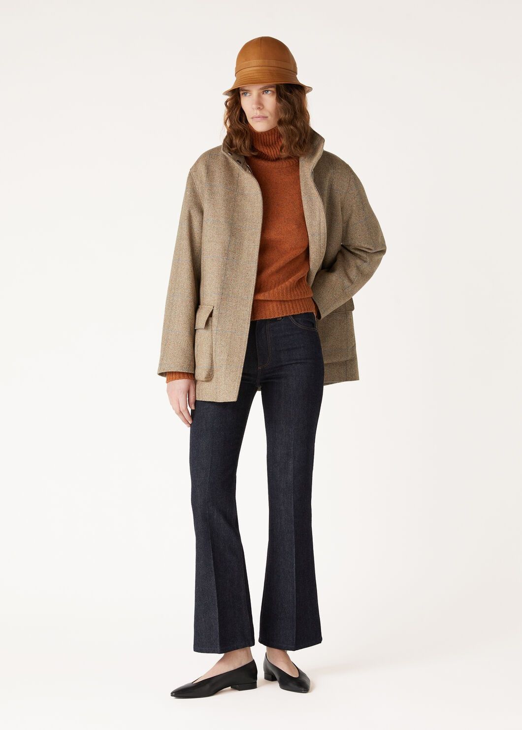 Loro Piana o1w1db10825 FAO6207 Mastallone Turtleneck Sweater in Orange Size M / US 6-8 / IT 42-44 - 2 Thumbnail