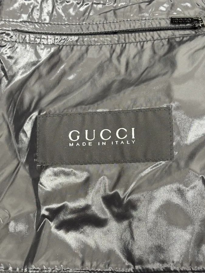 Gucci 2000s Gucci Black Windbreaker Jacket Size US S / EU 44-46 / 1 - 11 Thumbnail