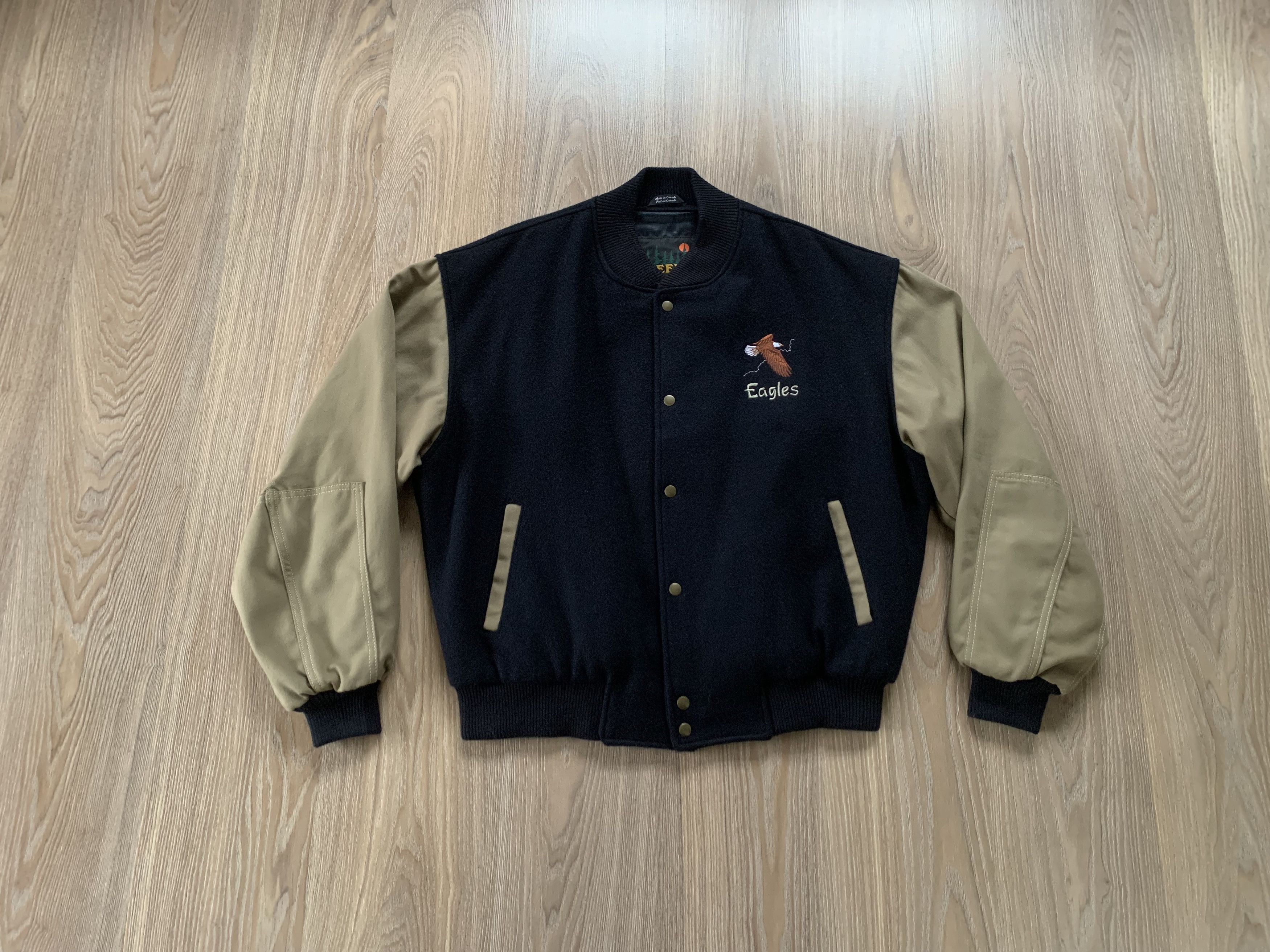 Other Vintage Treeline Wool Eagles Embroidered Jacket Size US L / EU 52-54 / 3 - 1 Thumbnail