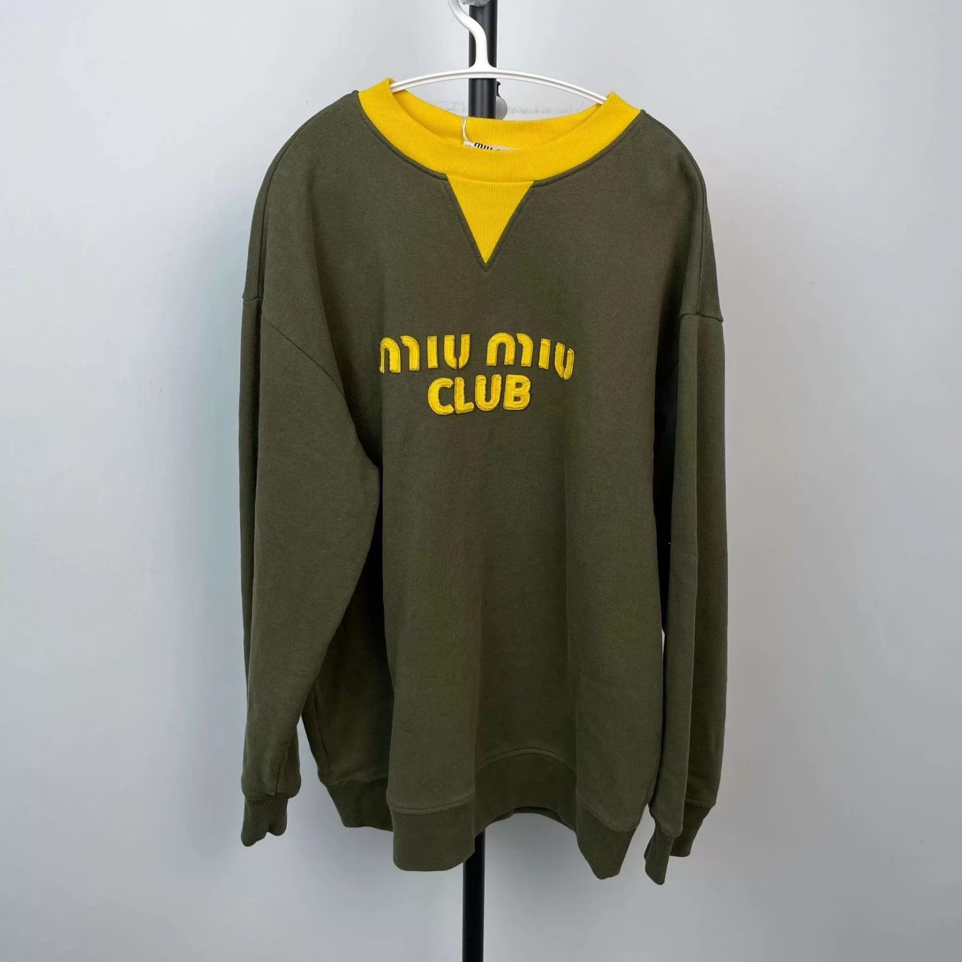 MIU MIU sweatshirt M deep green