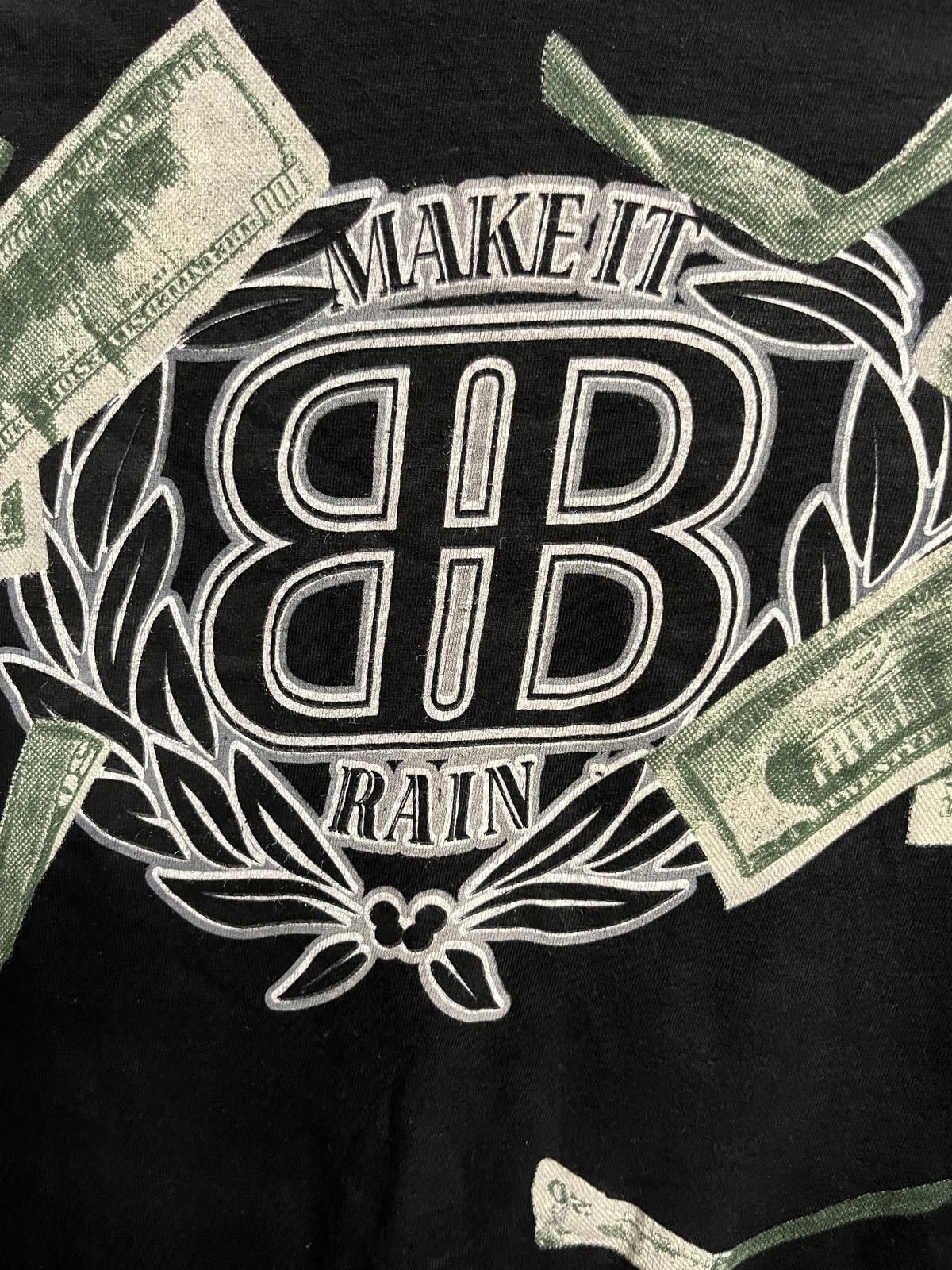 Designer Big Black T-shirt Make it Rain Shirt Rob & Big - S Size US S / EU 44-46 / 1 - 4 Thumbnail