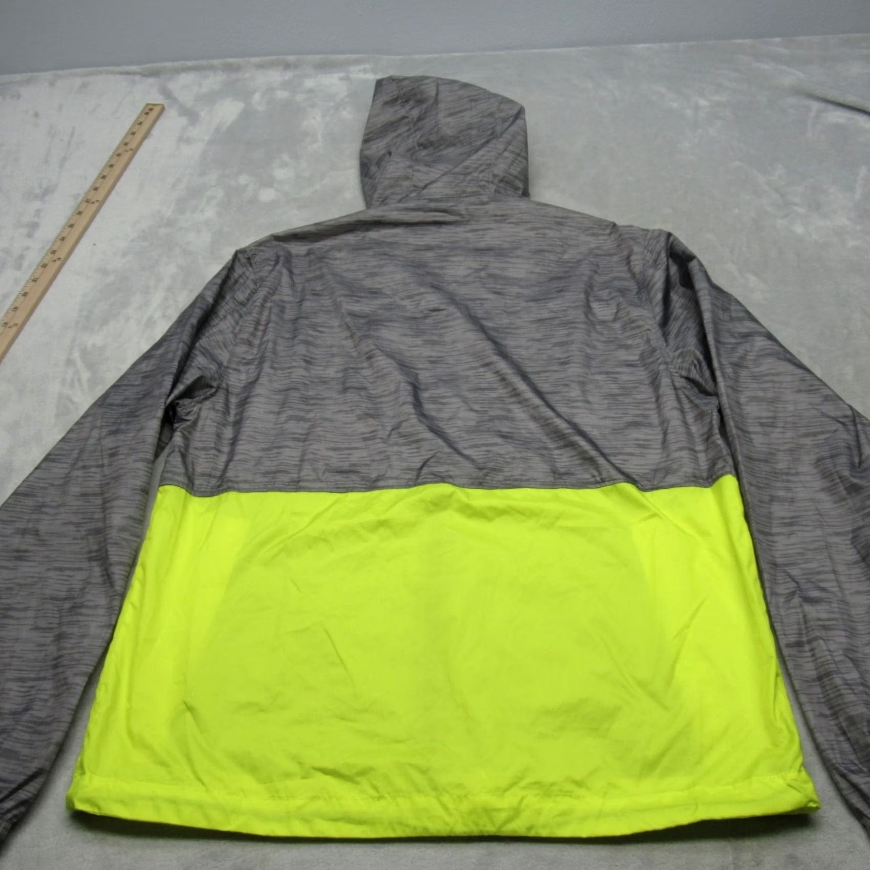 Vintage Gerry Jacket Mens Medium Gray YLW Lightweight Packable Hood Full Zip Windbreaker Size US M / EU 48-50 / 2 - 3 Thumbnail