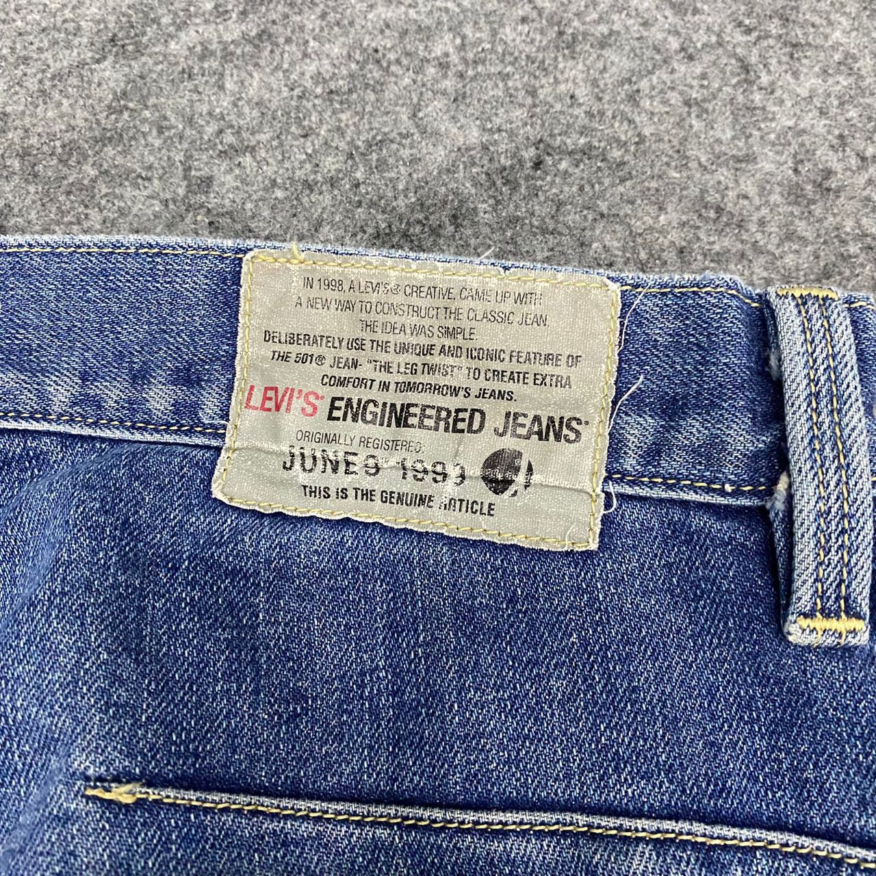 Japanese Brand 💥Best Offer💥Vintage 90s Levis Engineered Distressed Denim Size US 32 / EU 48 - 14 Thumbnail