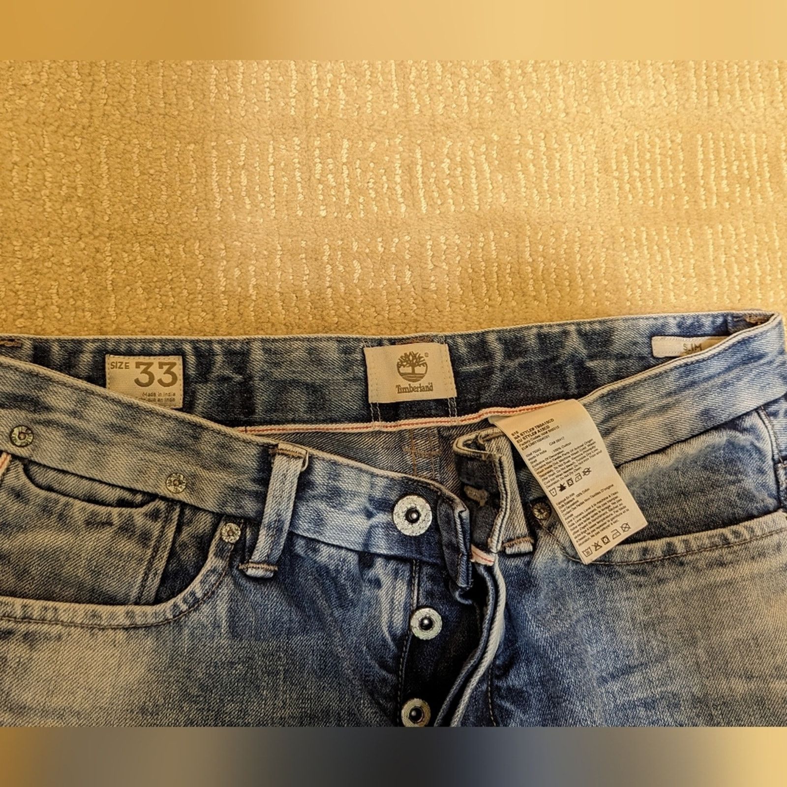Timberland timberland men's jeans slim waist 33, inseam 31 Size US 33 - 4 Thumbnail