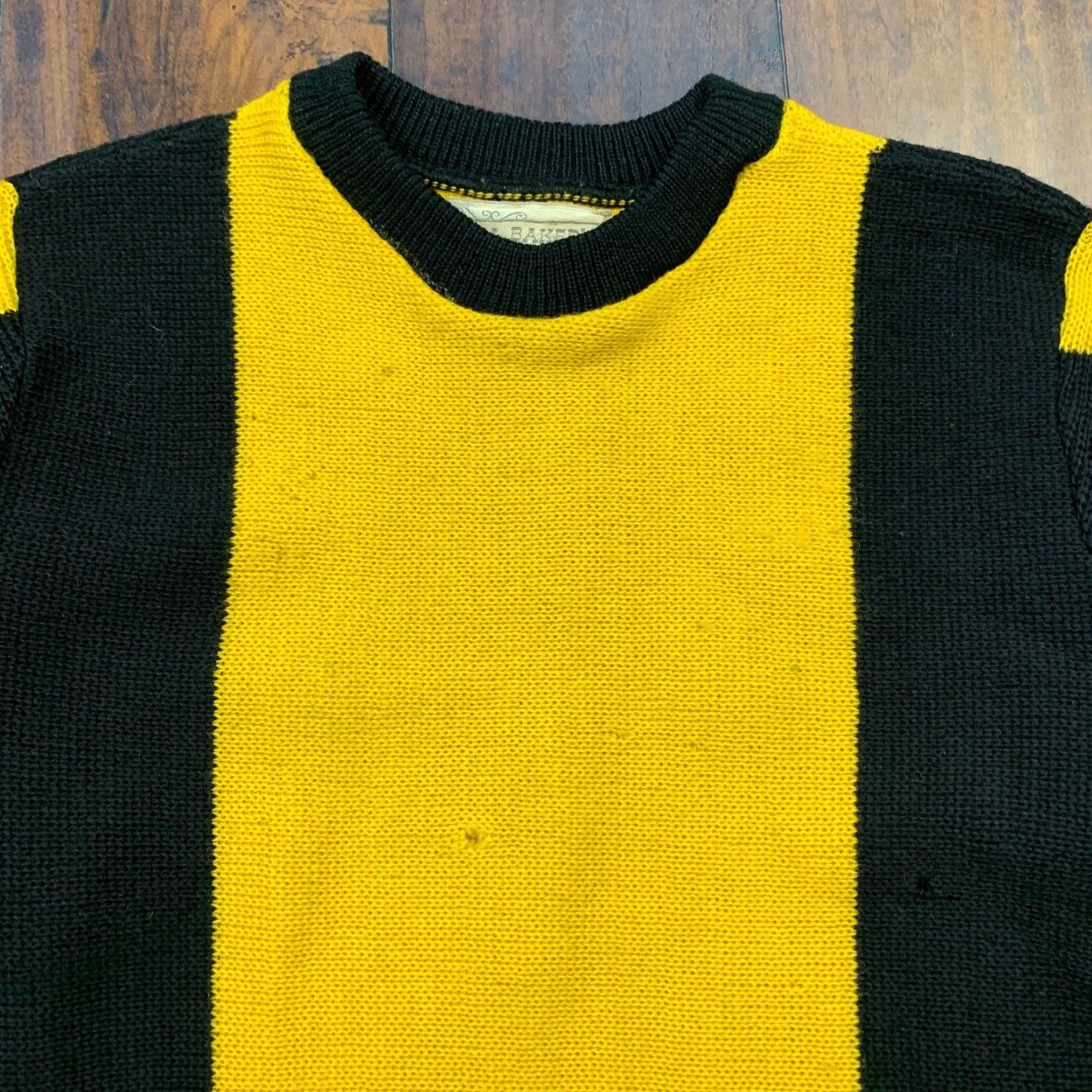 Vintage VINTAGE Bill Bakers 50s Wool Sweater M Yellow USA Rockabilly Mens Size US M / EU 48-50 / 2 - 2 Thumbnail