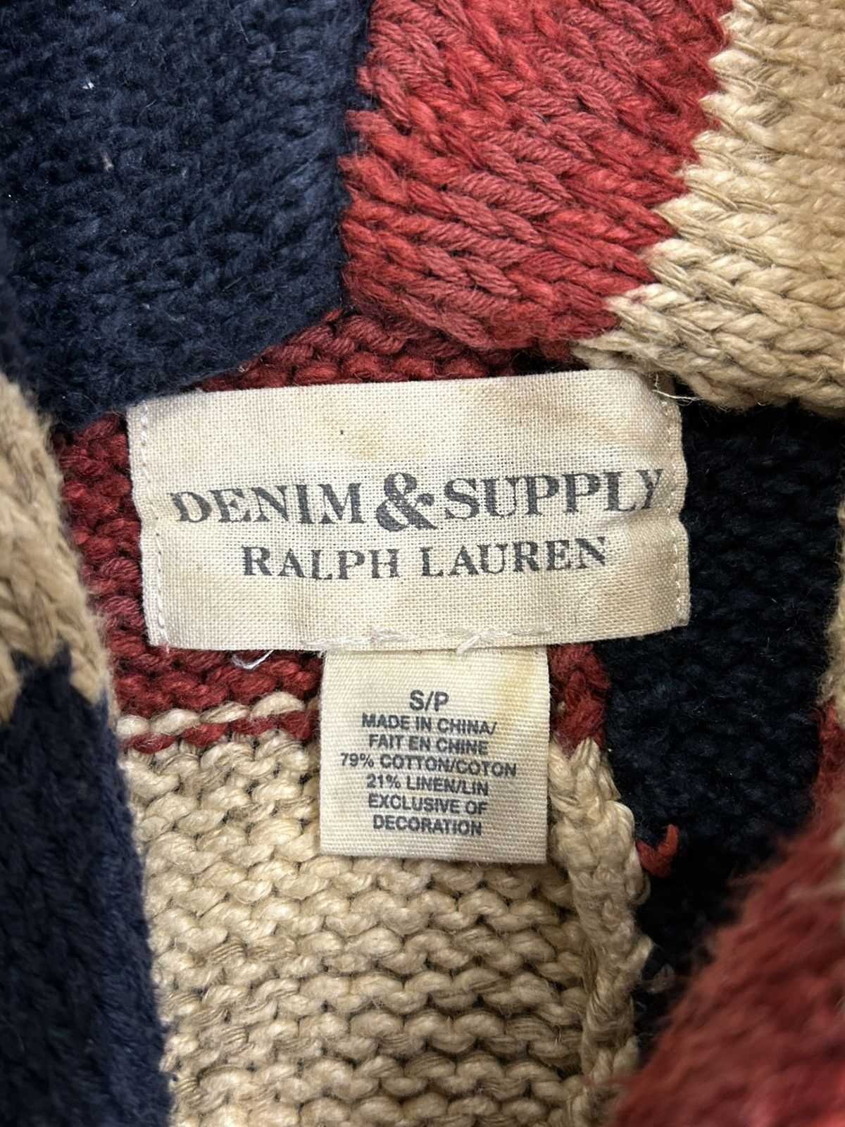 Polo Ralph Lauren Polo Ralph Lauren Denim & Supply American Flag Cardigan Size US S / EU 44-46 / 1 - 4 Thumbnail