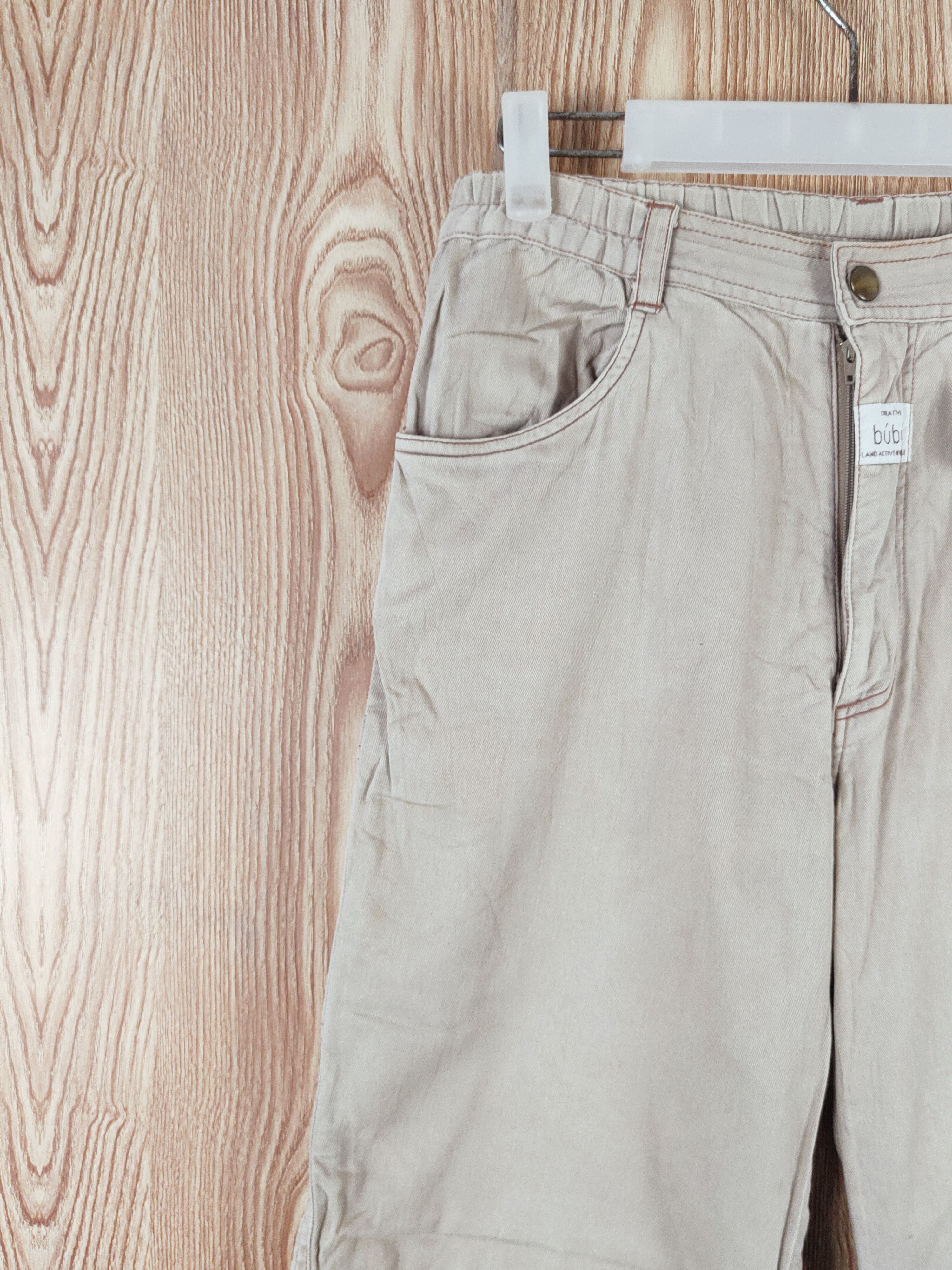 Japanese Brand Body Boad Beige Multipocket Tactical Cargo Pants #W373 Size US 27 - 3 Thumbnail
