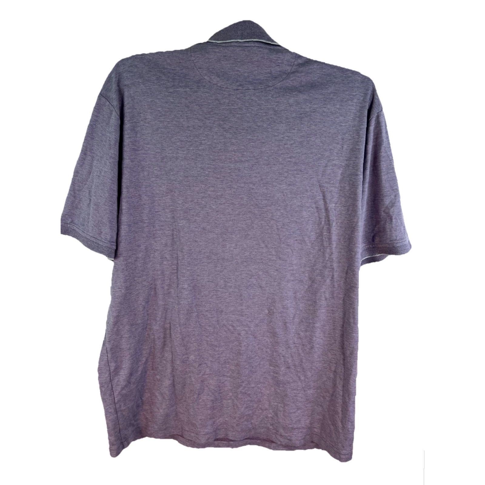Hart Schaffner Marx Hart Schaffner Marx Polo Shirt Men L Heather Purple Short Sleeve Casual Golf Size US L / EU 52-54 / 3 - 4 Thumbnail