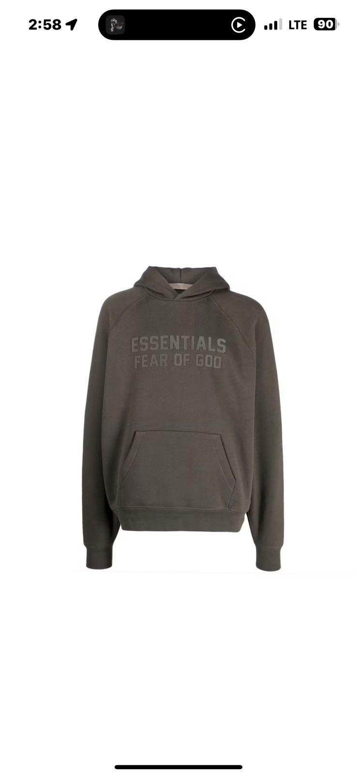 Fear of God essentials fear of god raglan hoodie Size XXS / US 00 / IT 34 - 2 Thumbnail