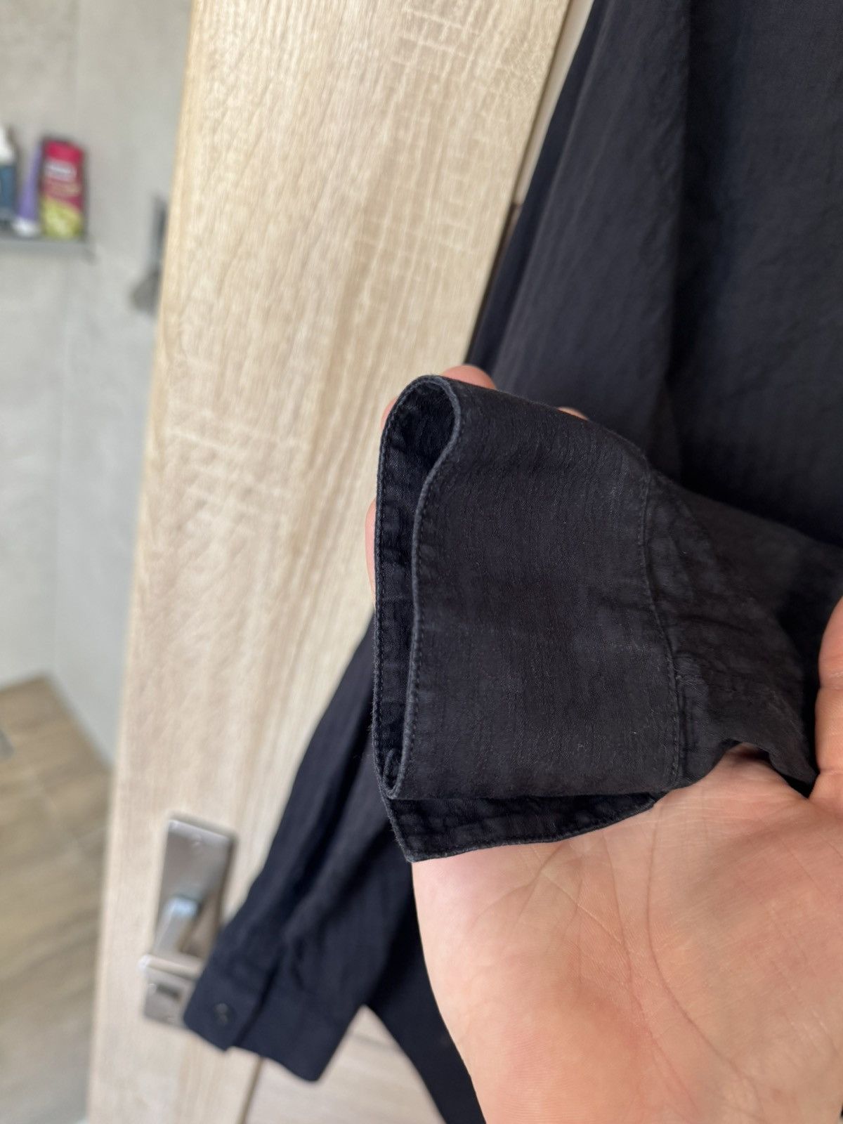Dior Dior Black Monogram Shirt Hidden Buttons Long Sleeve Size US S / EU 44-46 / 1 - 18 Thumbnail