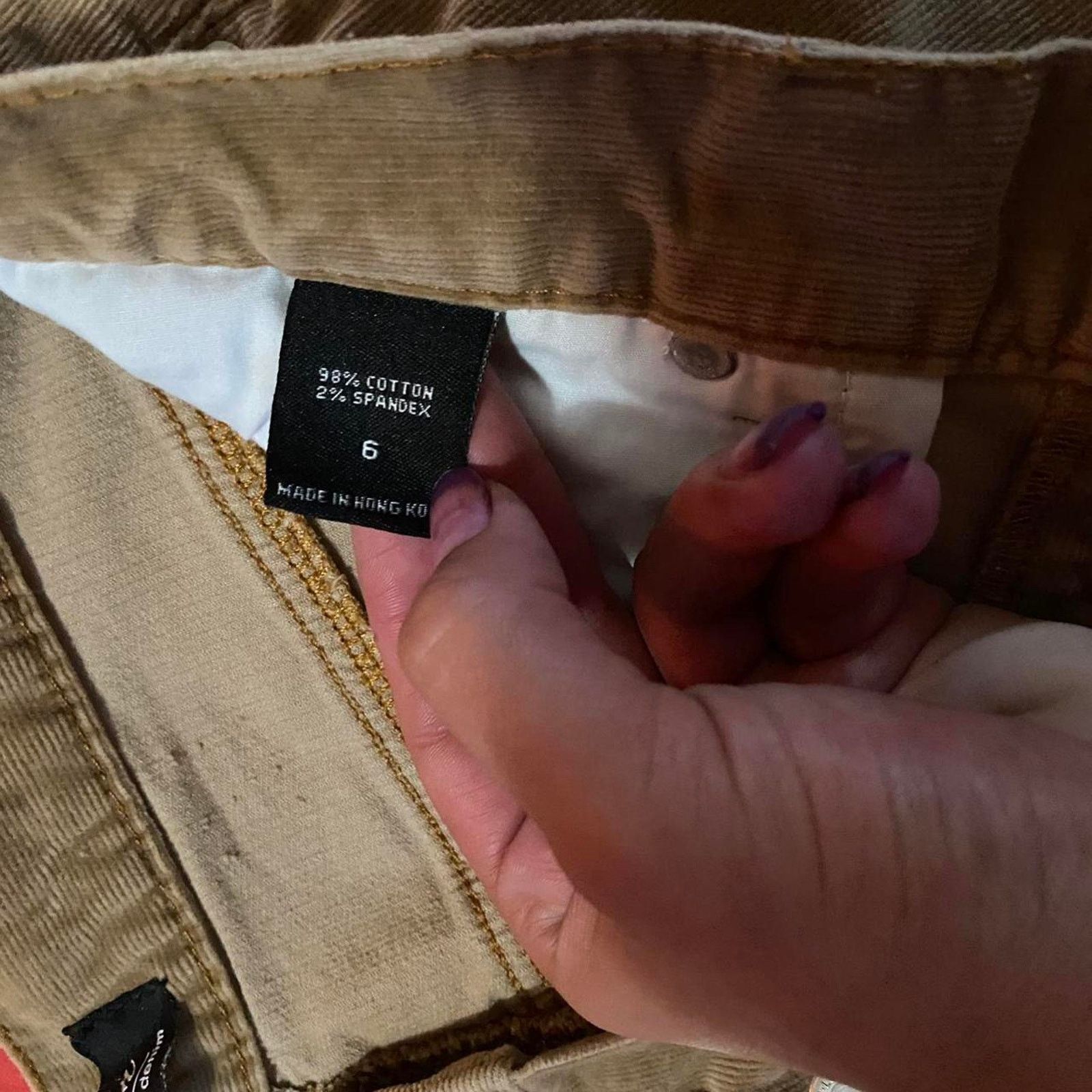 Vintage Corduroy pants Size 28" / US 6 / IT 42 - 5 Thumbnail