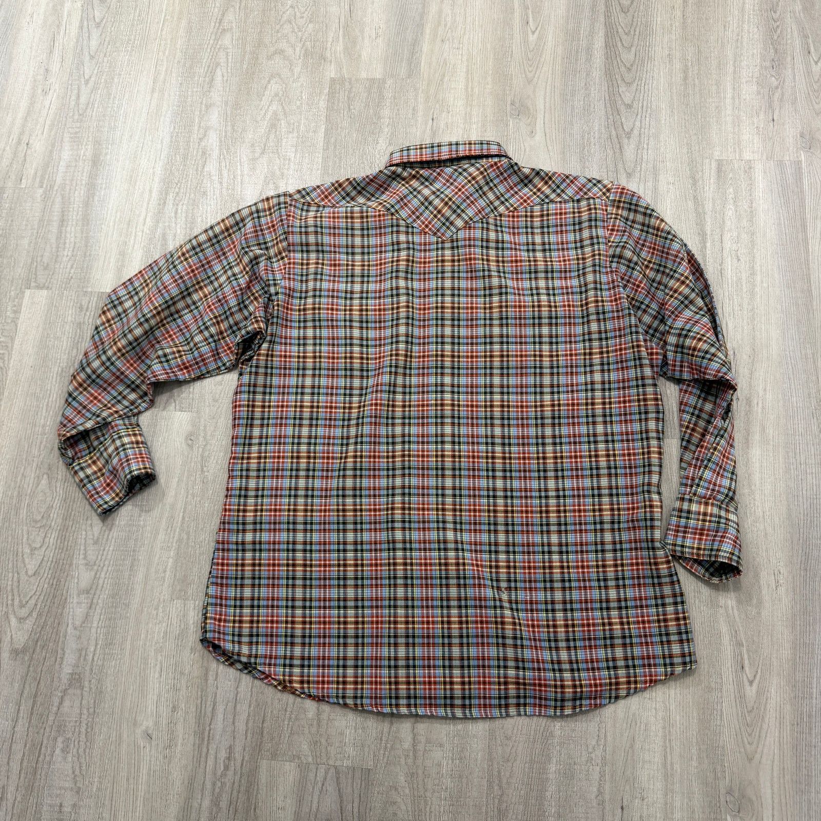 Vintage Big Mac Flannel Men's 2XL Plaid Pearl Snap Western