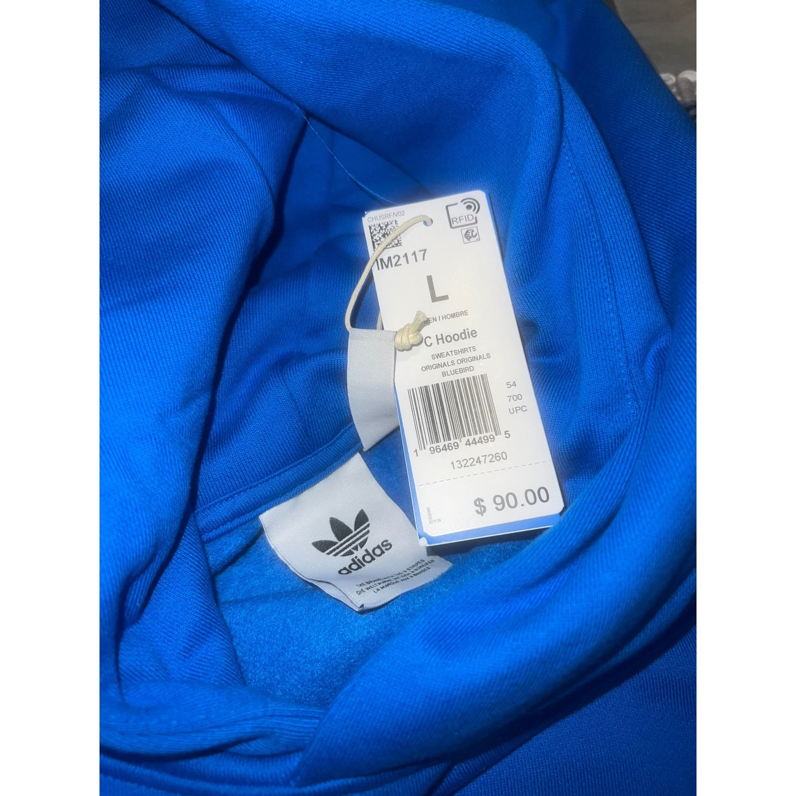 Adidas Adidas X Clot Hoodie Blue Size Large LA EXCLUSIVE Size US L / EU 52-54 / 3 - 3 Thumbnail