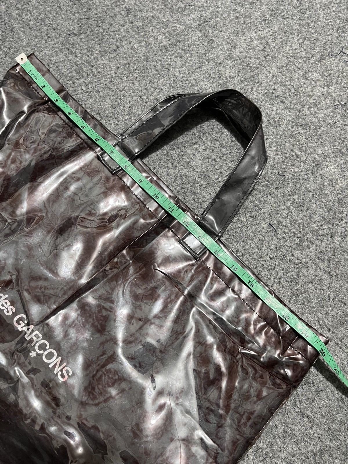 Comme des Garcons × Japanese Brand Comme des Garcons Tote Bag Kraft Paper PVC Size ONE SIZE - 16 Thumbnail