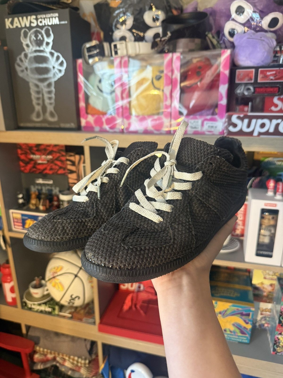 Maison Margiela Maison Margiela GAT Polka Dot Black Python Sneaker Size US 8 / EU 41 - 1 Thumbnail