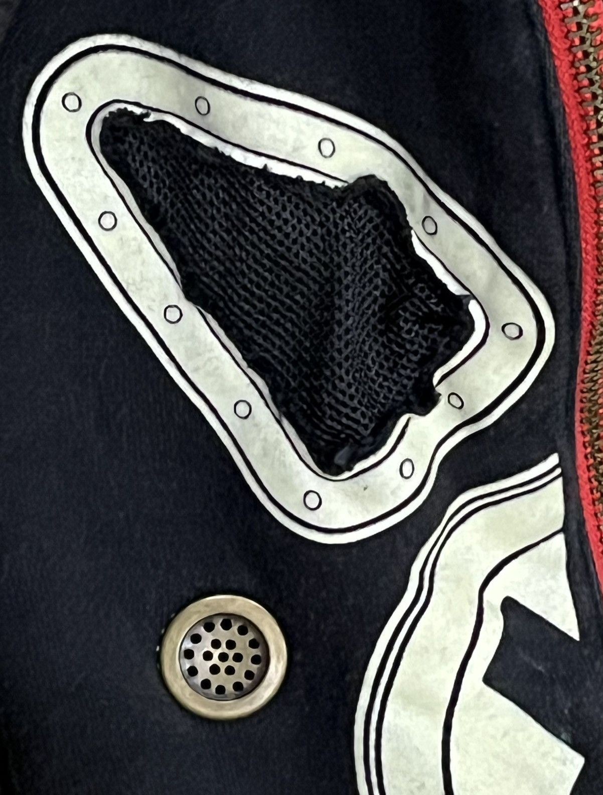 Tribal Streetwear Vintage Milk Tub Mask Full Zip Glow Hoodie Tribal Punk Japan Size US M / EU 48-50 / 2 - 10 Thumbnail