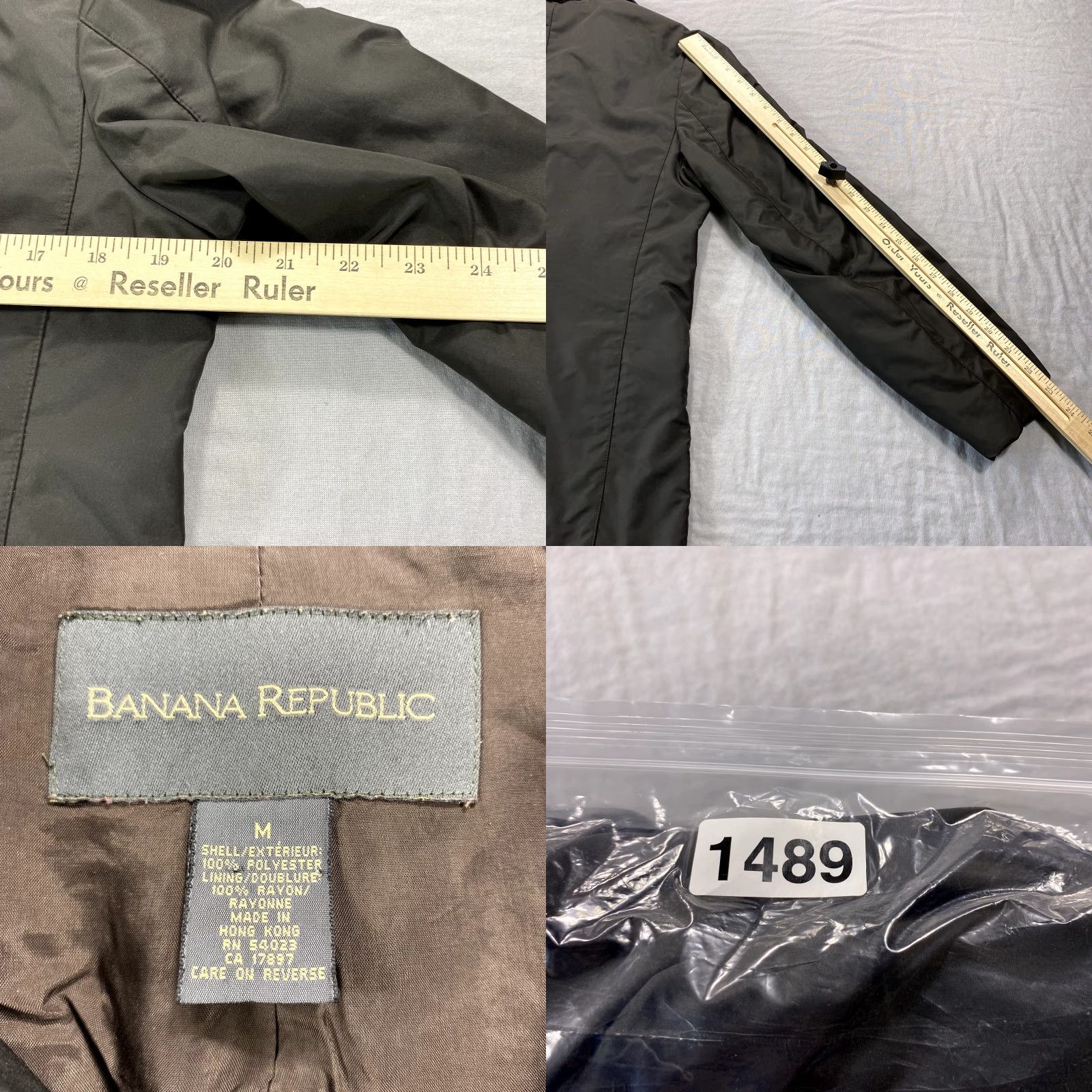 Banana Republic VINTAGE Banana Republic Coat Womens Medium Brown Double Breasted Trench Lined Size M / US 6-8 / IT 42-44 - 8 Thumbnail