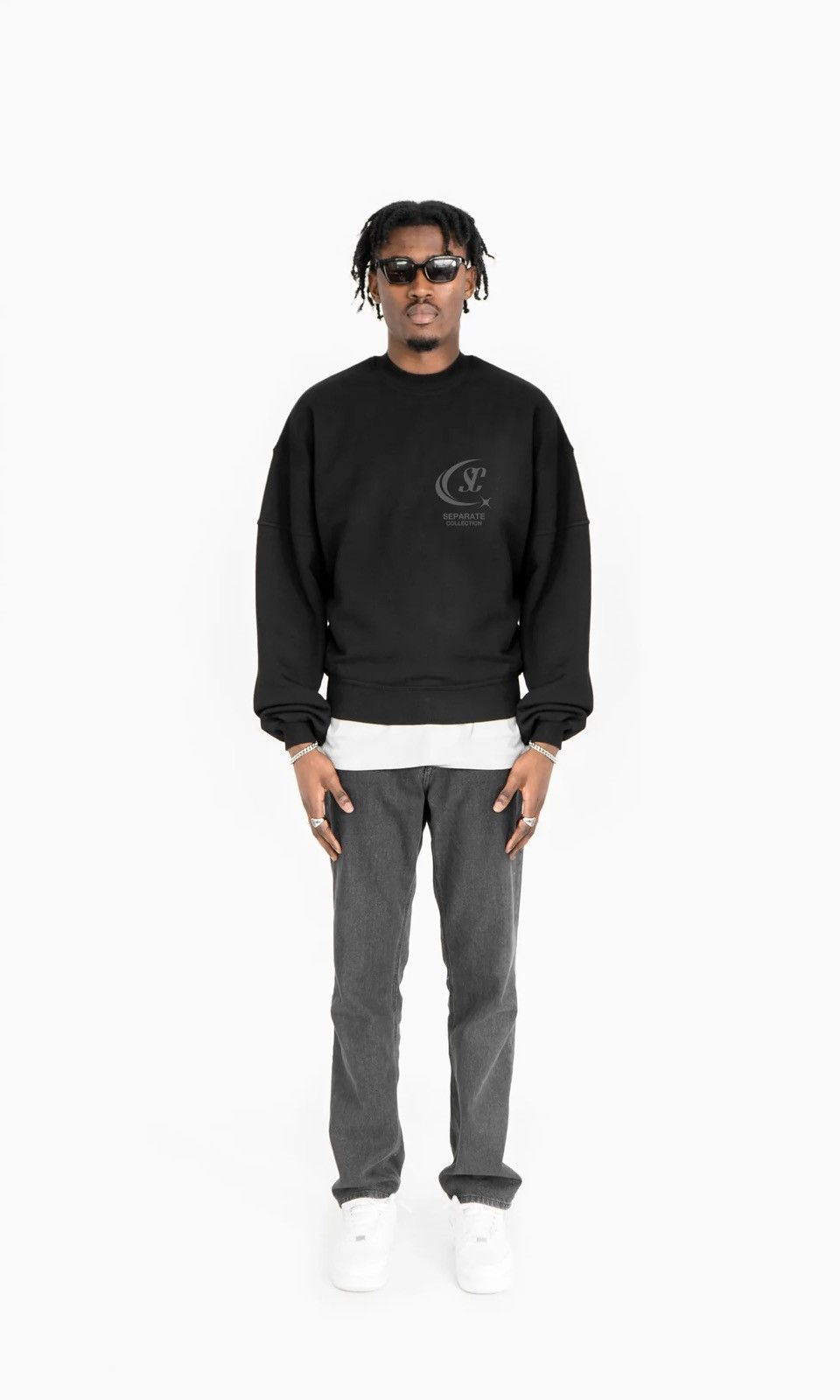 Hypebeast Separate Collection SS24 Playmaker Sweatshirt Men's M Black Size US M / EU 48-50 / 2 - 4 Thumbnail
