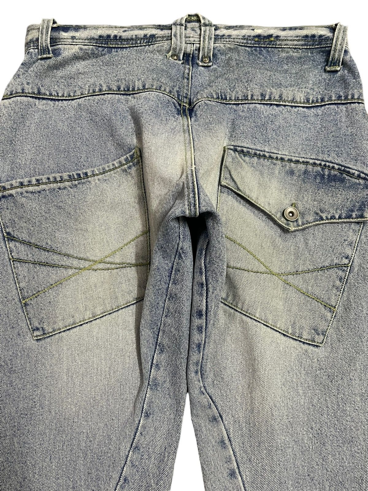 semanticdesign Vintage Japanese Brand Blue Faded Wash Distress Style Jeans Size US 32 / EU 48 - 5 Thumbnail