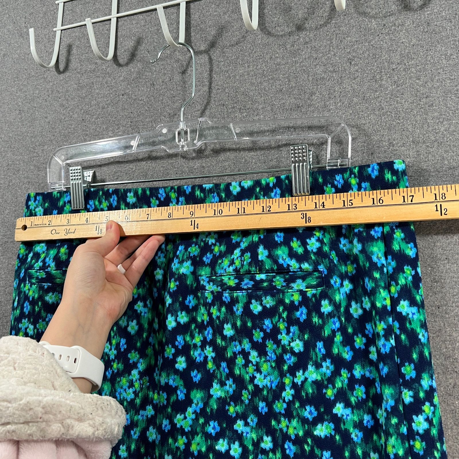 Other Isaac Mizrahi Live! Regular Printed Pebble Knit Wide Leg Size 28" / US 6 / IT 42 - 4 Thumbnail