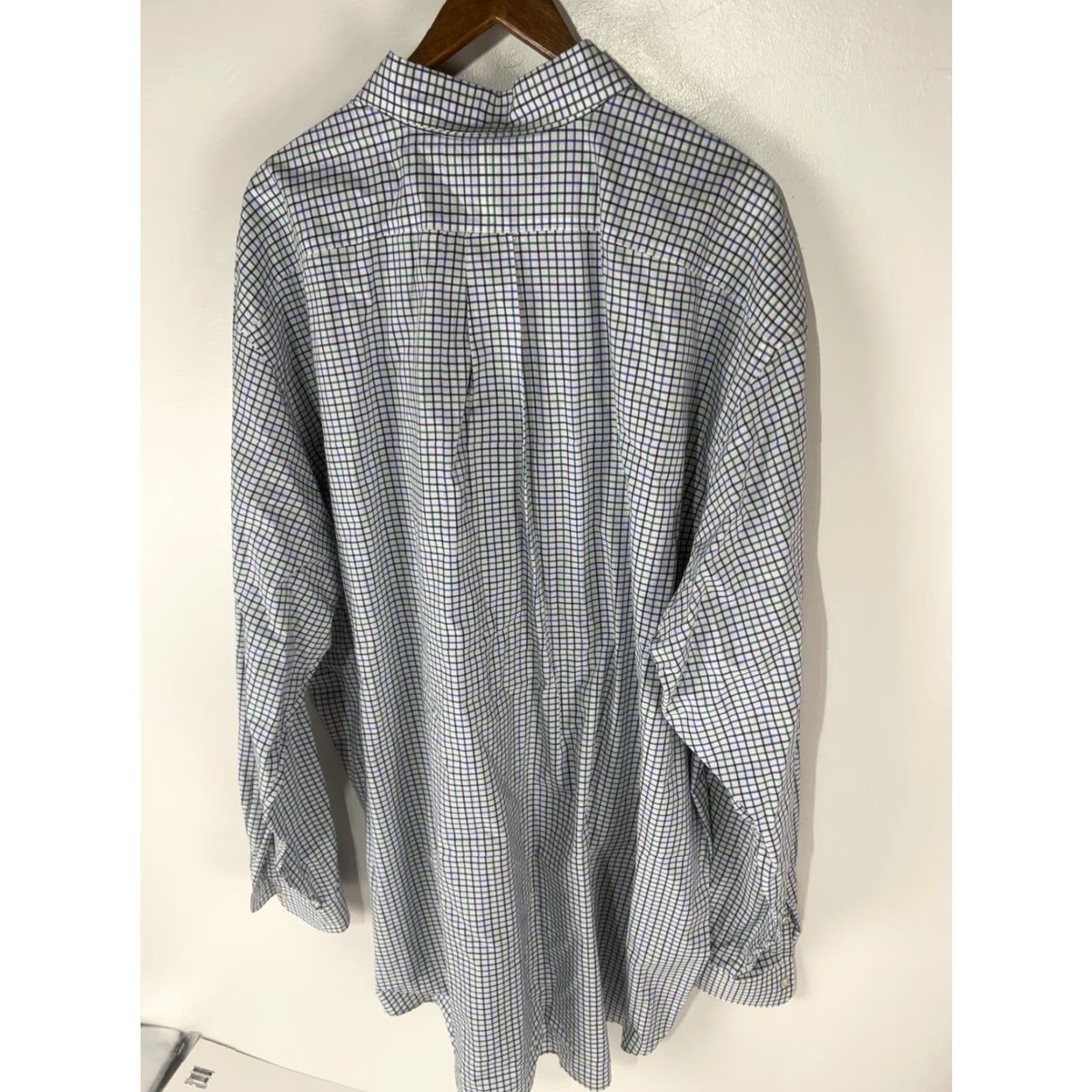 Ralph Lauren Ralph Lauren Dress Shirt Men’s 3XLT Button-Down Plaid 100% Cotton Multicolor Long Sleeve Size 48R - 4 Thumbnail