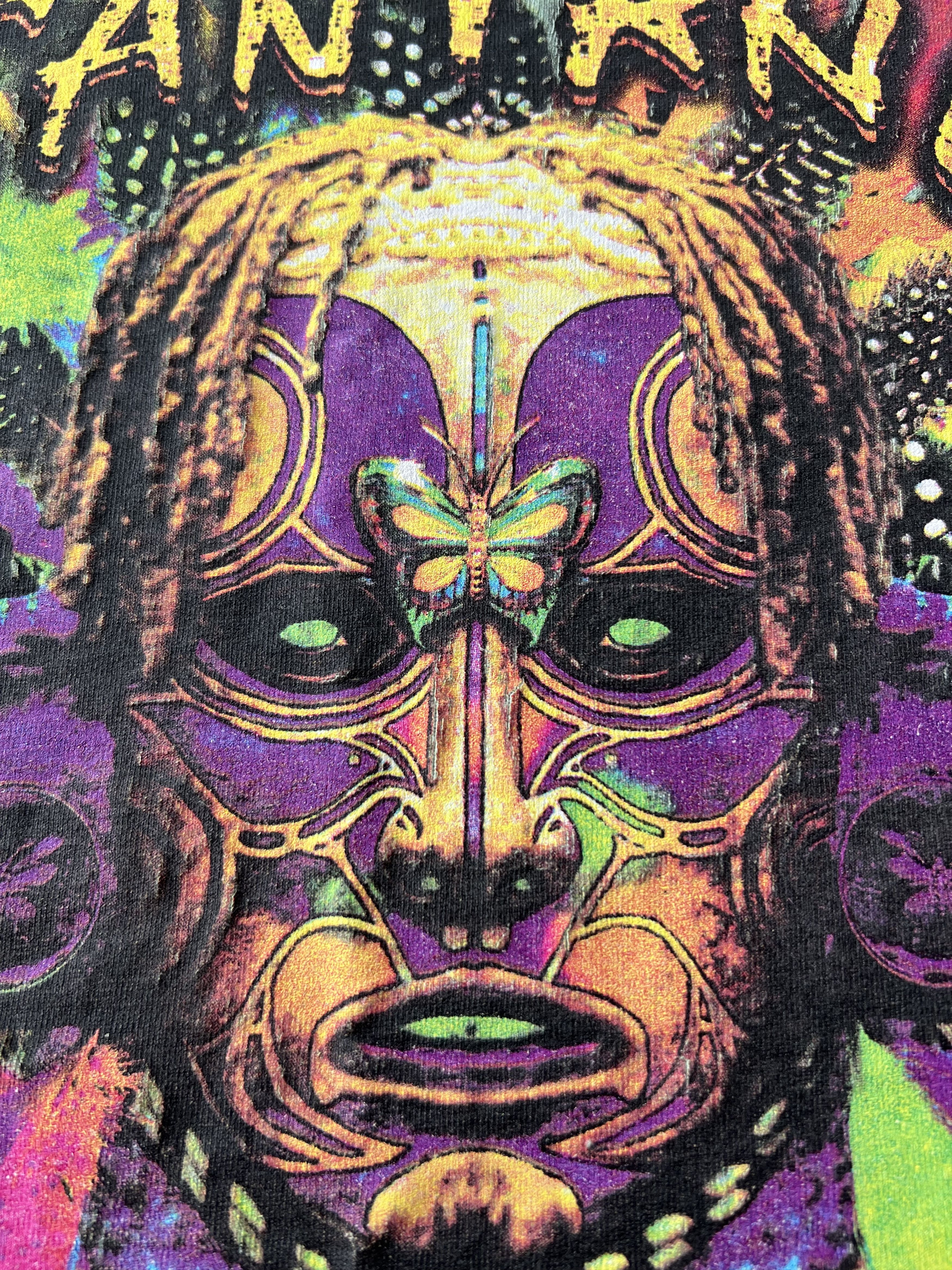 Band Tees Vintage 2003 Carlos Santana Shaman Tie Dye T-shirt Size US L / EU 52-54 / 3 - 5 Thumbnail
