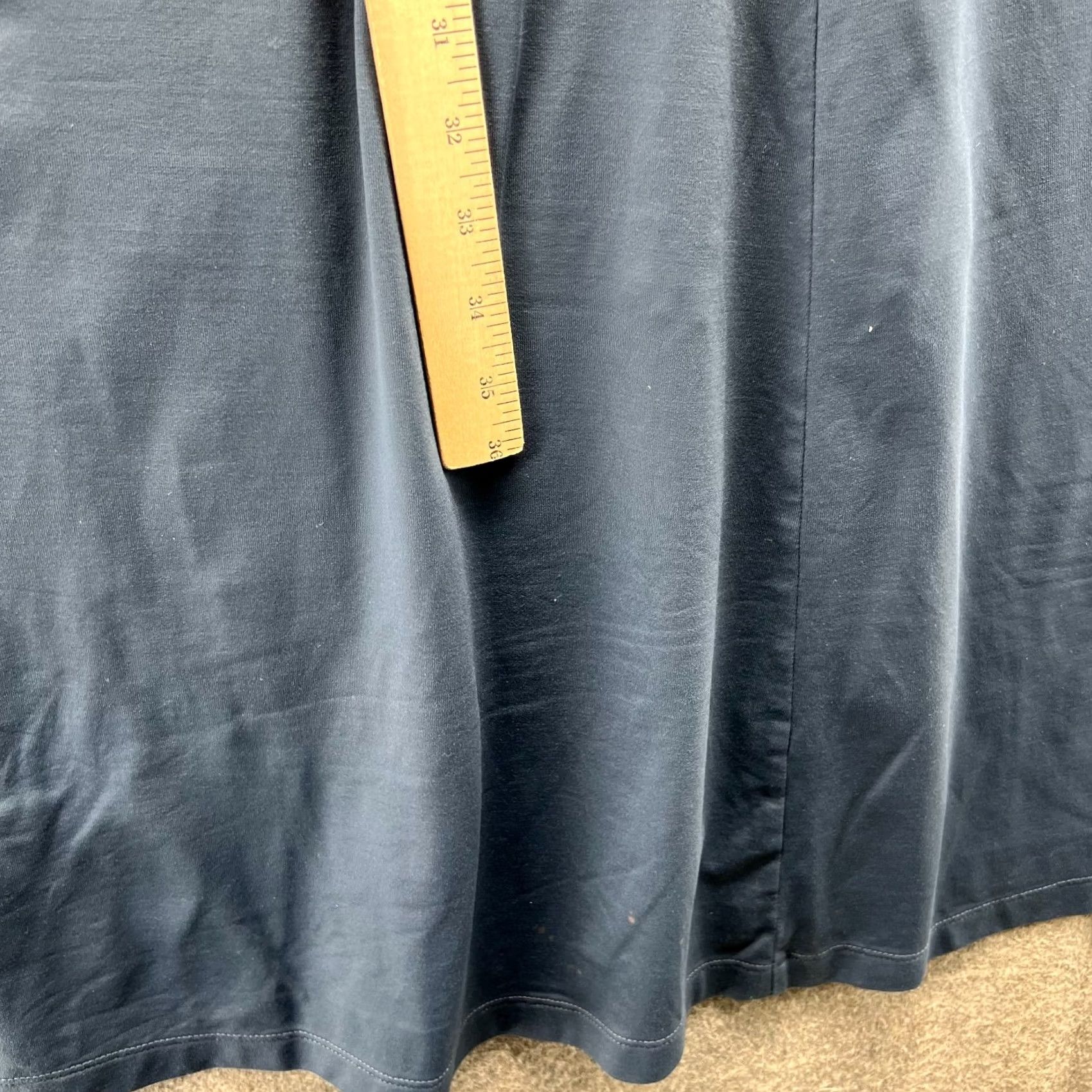 Patagonia Patagonia Dress Women Medium Blue Navy Sleeveless Knot Front Long Stretch Knit A-Line Sundress Casual Travel Summer Spring Size M / US 6-8 / IT 42-44 - 6 Thumbnail
