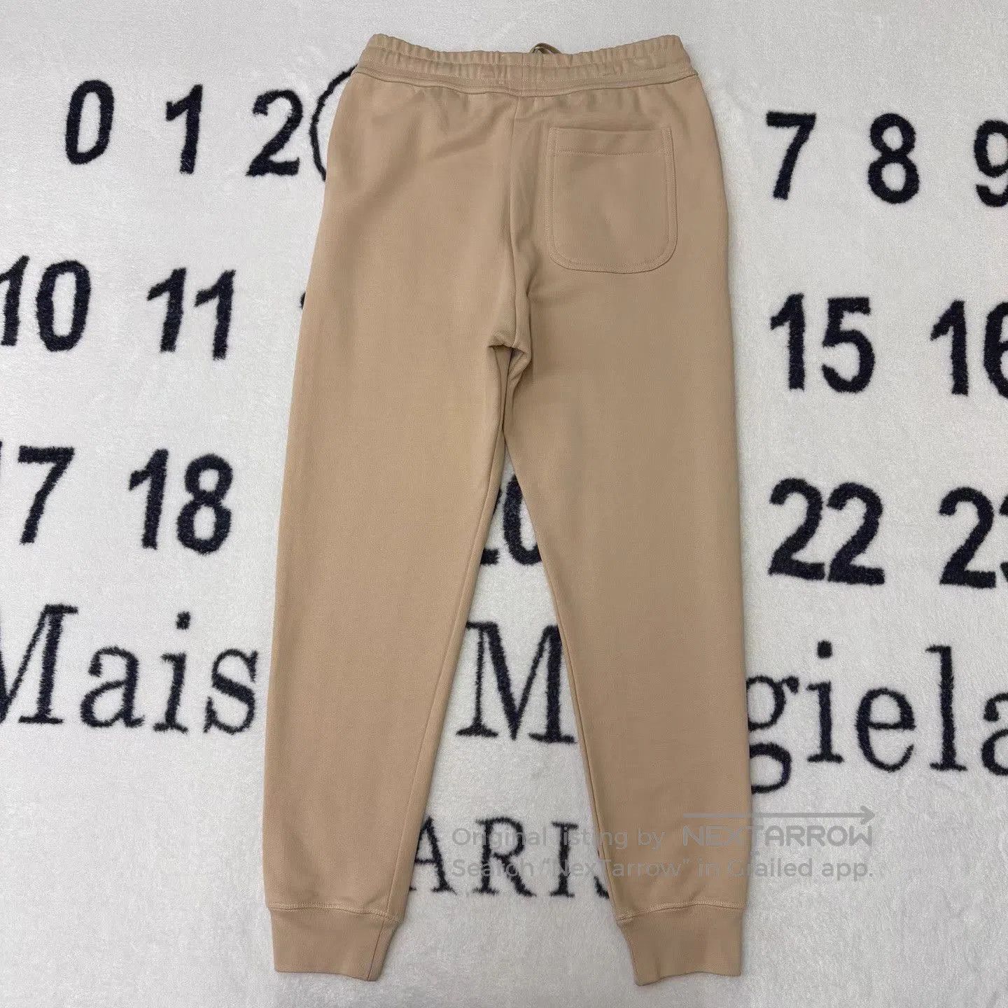 Vivienne Westwood Beige Sweatpants with Drawstring and Embroidered Detail. Size US 34 / EU 50 - 2 Thumbnail