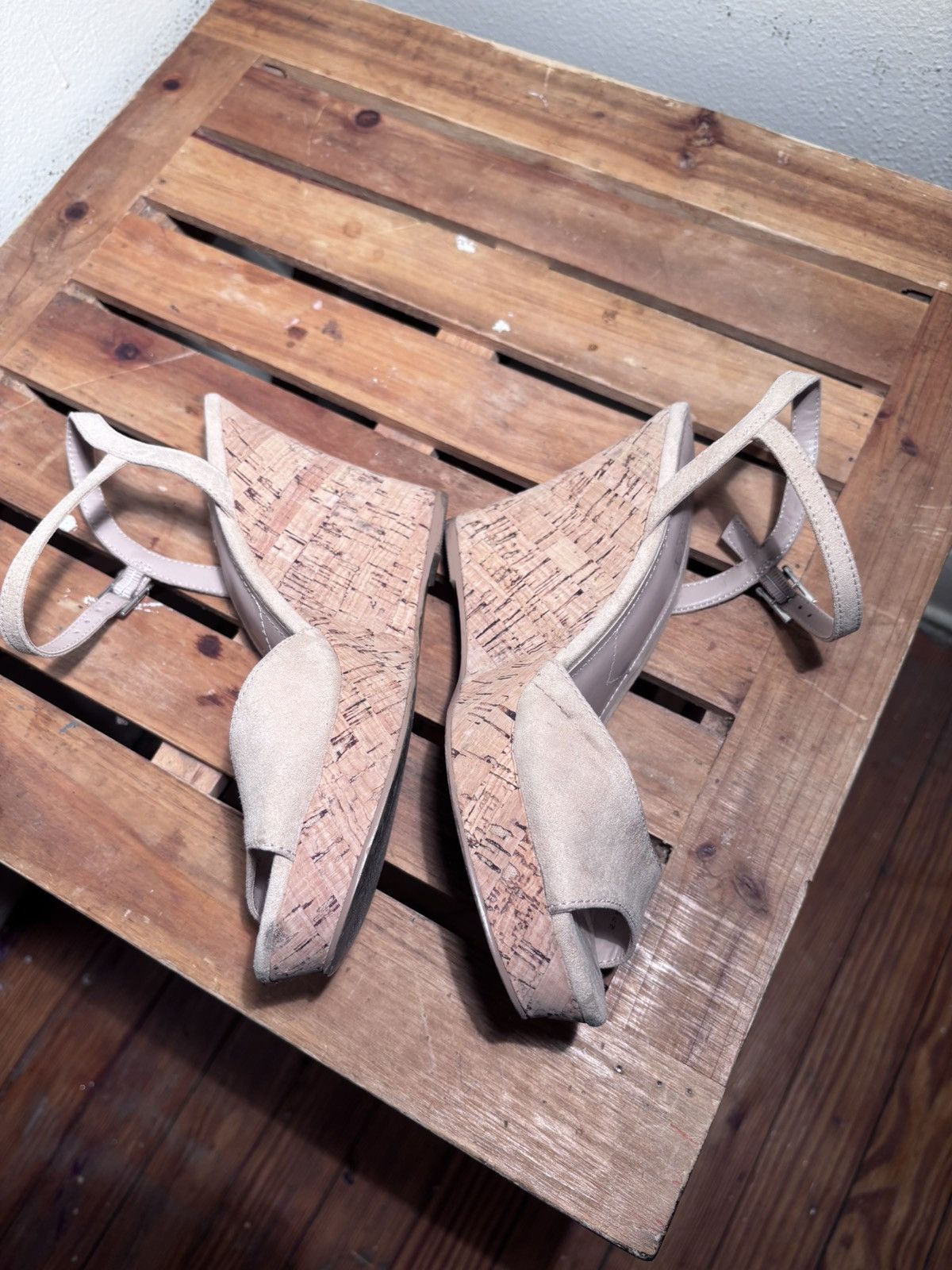 Other Charles David Cork Wedge Sandals Size US 7 / IT 37 - 6 Thumbnail