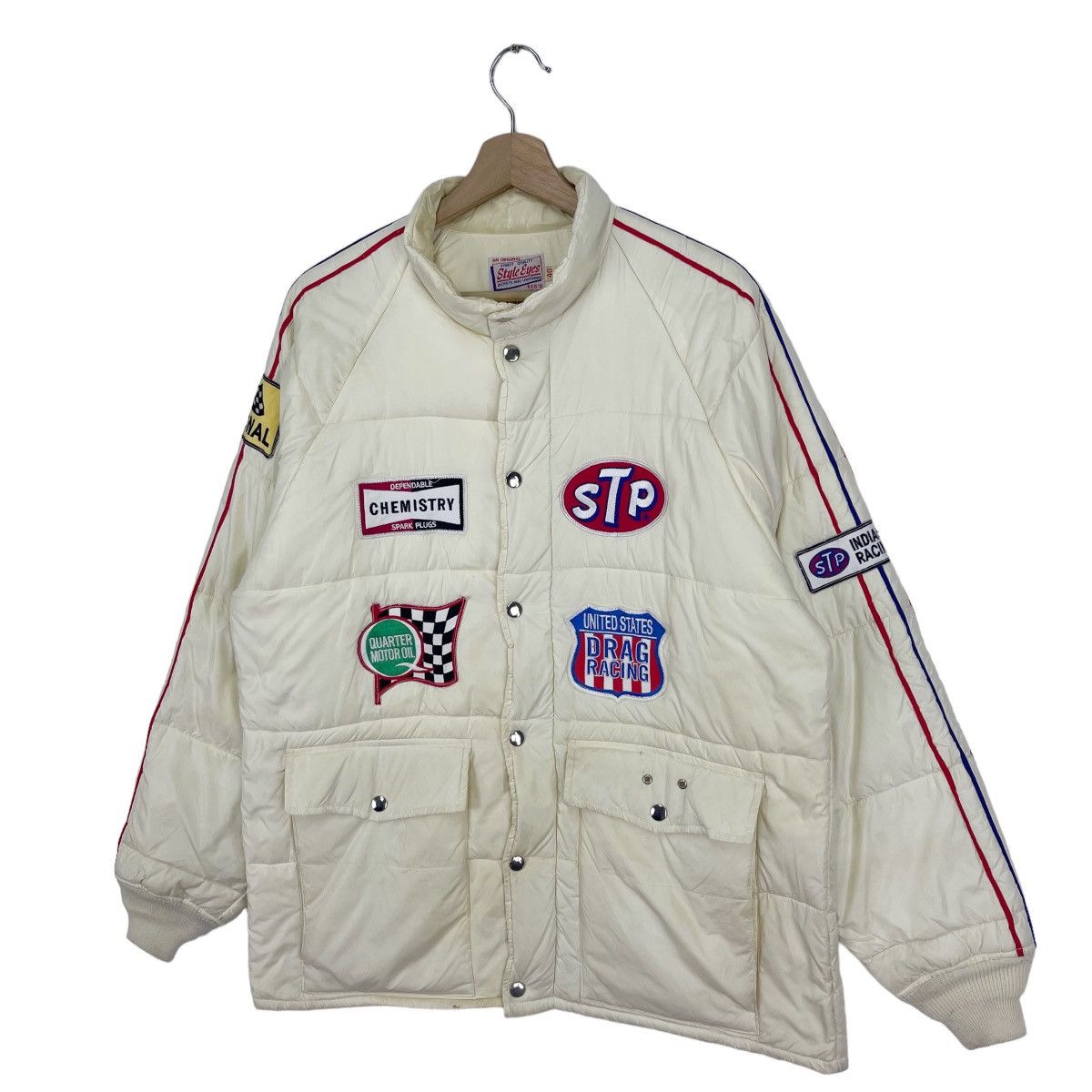 Sports Specialties Vintage 90’s STP Team Racing Patches Puffer Size US L / EU 52-54 / 3 - 5 Thumbnail