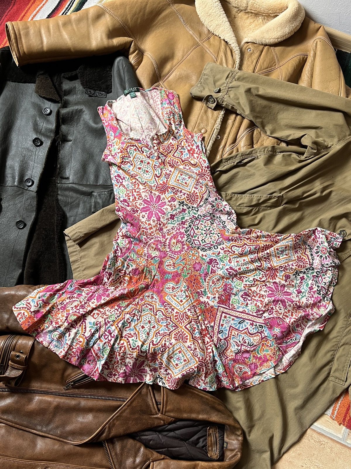 Lauren Ralph Lauren Lauren Ralph Lauren Vintage Cotton Floral Print Maxi Dress Size XS / US 0-2 / IT 36-38 - 1 Thumbnail