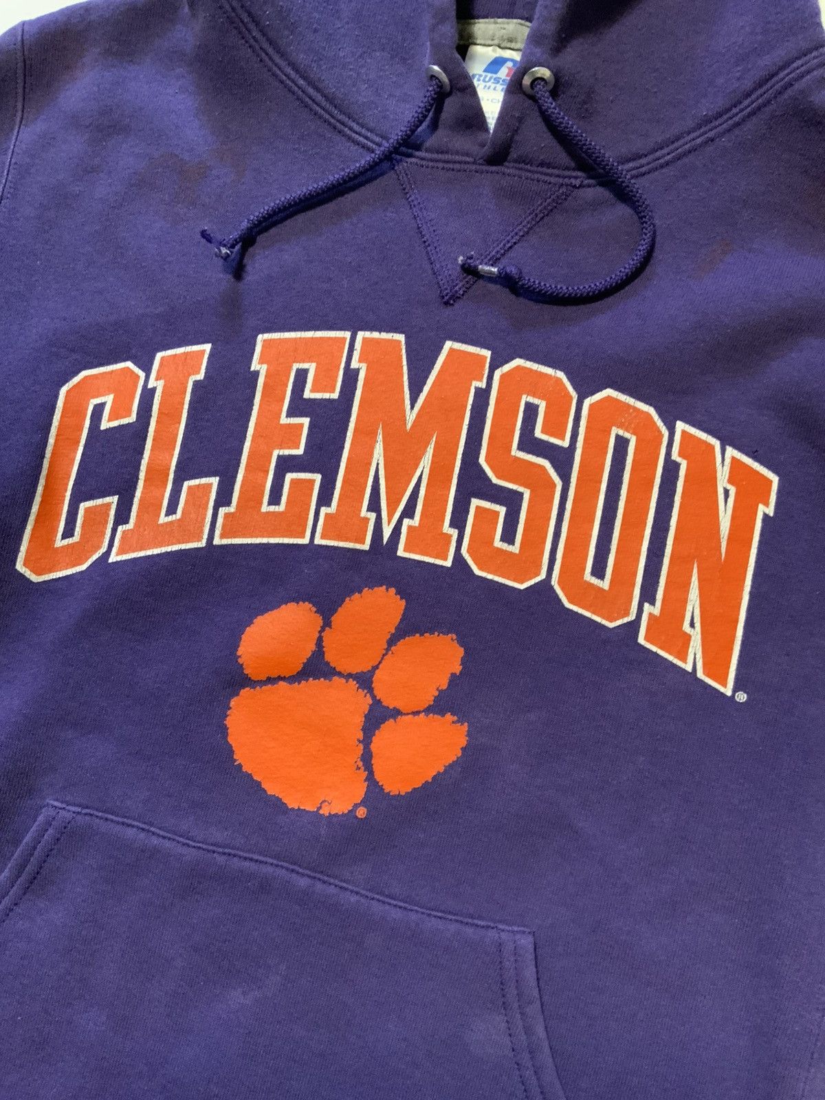 Russell Athletic × Vintage Russell Athletic Clemson University Tigers Pullover Hoodie Size US S / EU 44-46 / 1 - 5 Thumbnail