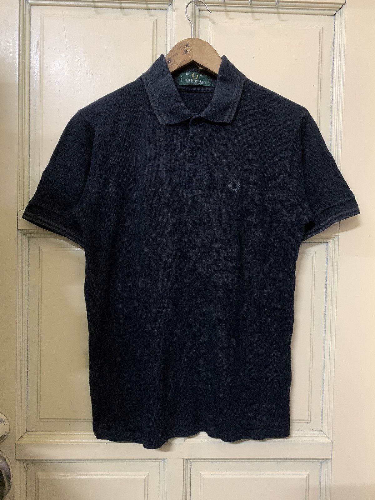 Fred Perry Vtg Fred Perry Ringer Black Polo Shirt Size US M / EU 48-50 / 2 - 2 Thumbnail