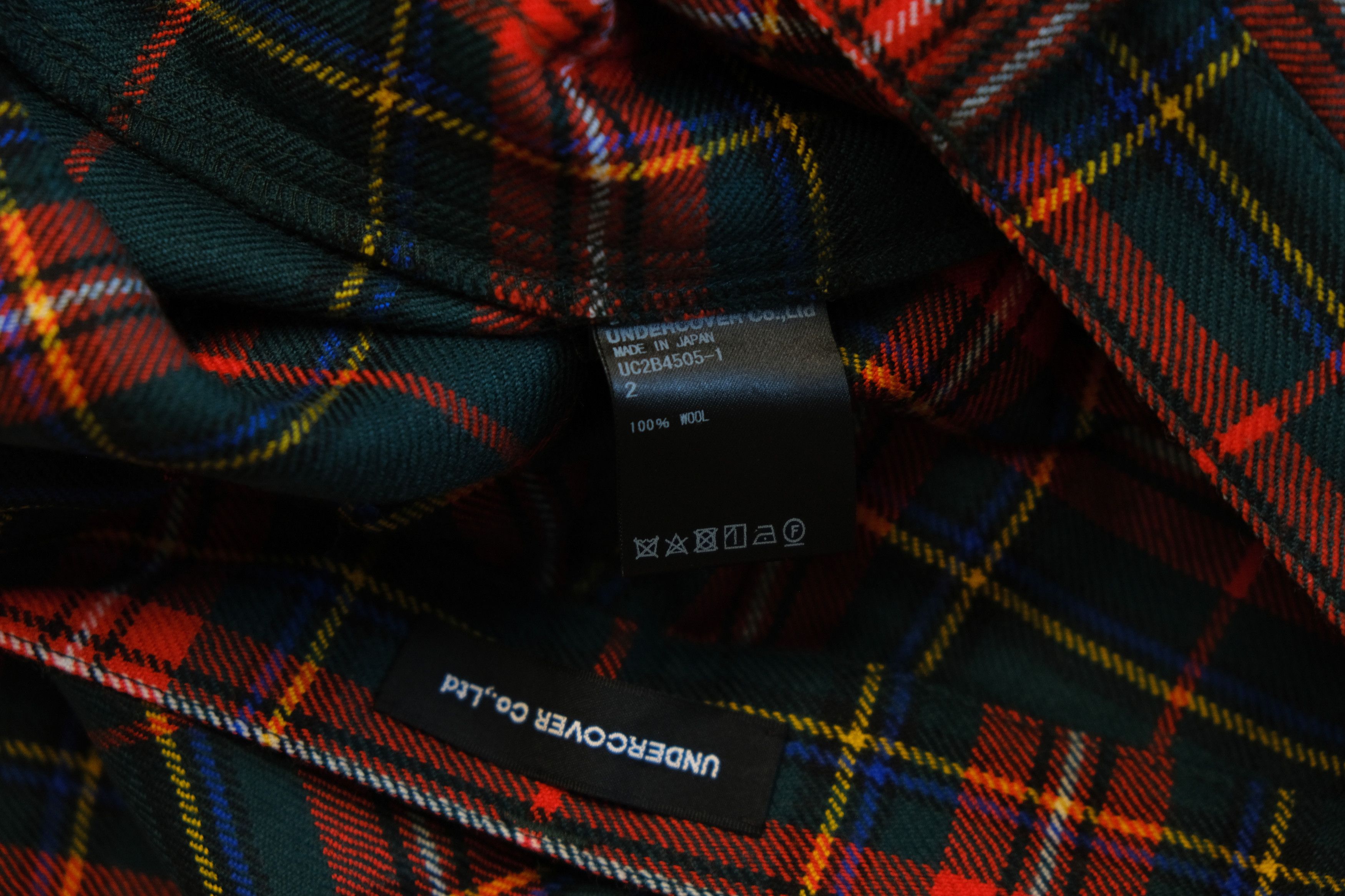 Undercover UNDERCOVER Zip design check pants from fall 2022 runway Size US 30 / EU 46 - 8 Thumbnail