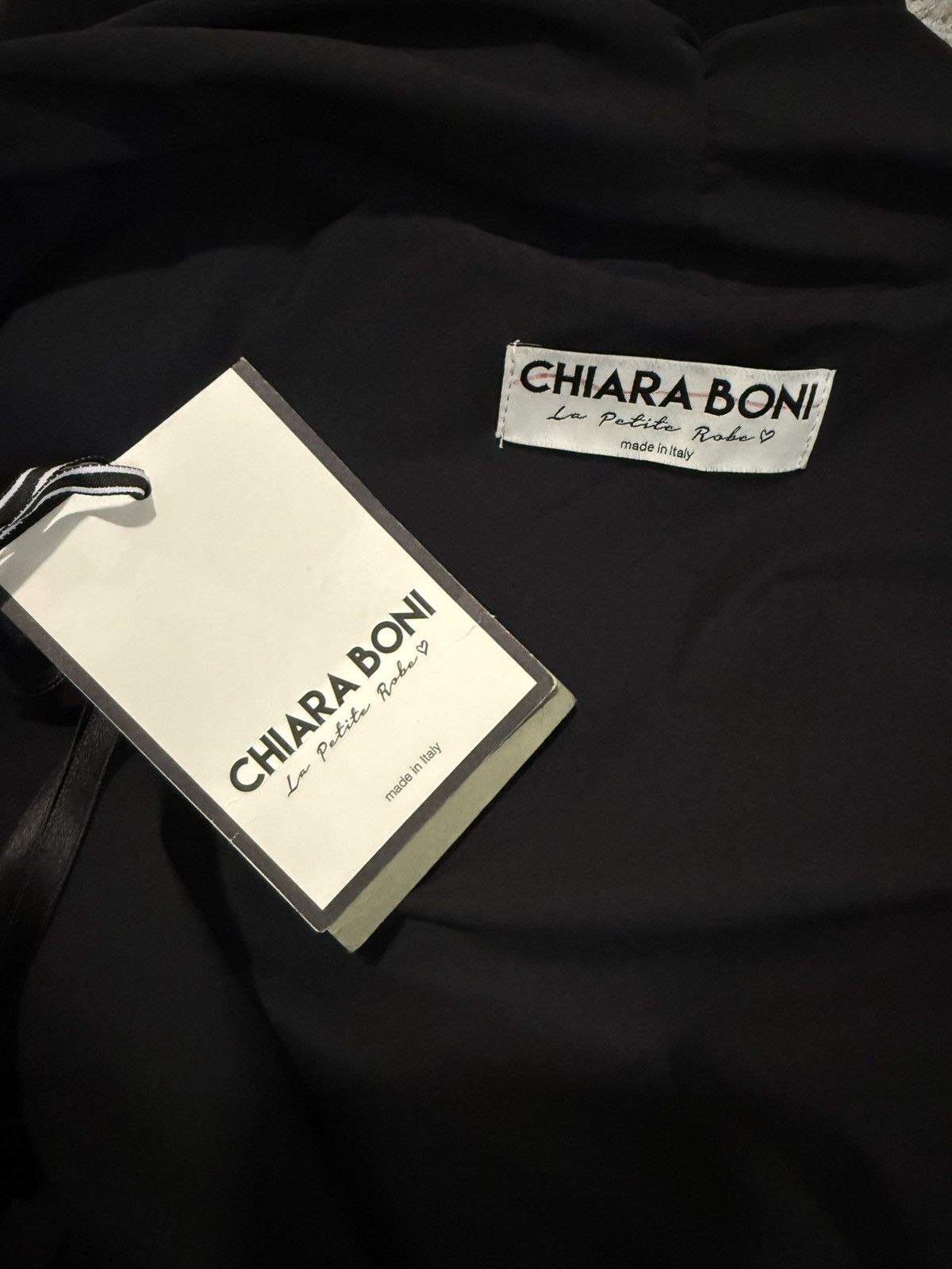 Chiara Boni Chiara Boni Elegant Black Midi Dress Size M / US 6-8 / IT 42-44 - 9 Thumbnail