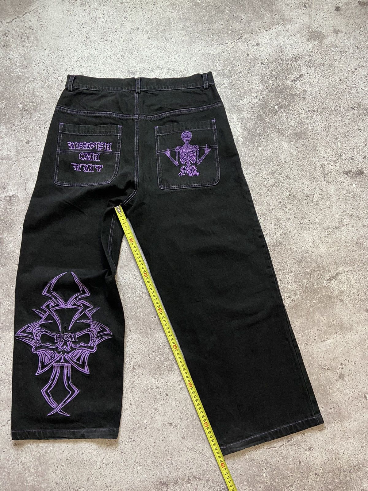 Vintage Heaven can wait - Purple Jeans Size US 32 / EU 48 - 10 Thumbnail
