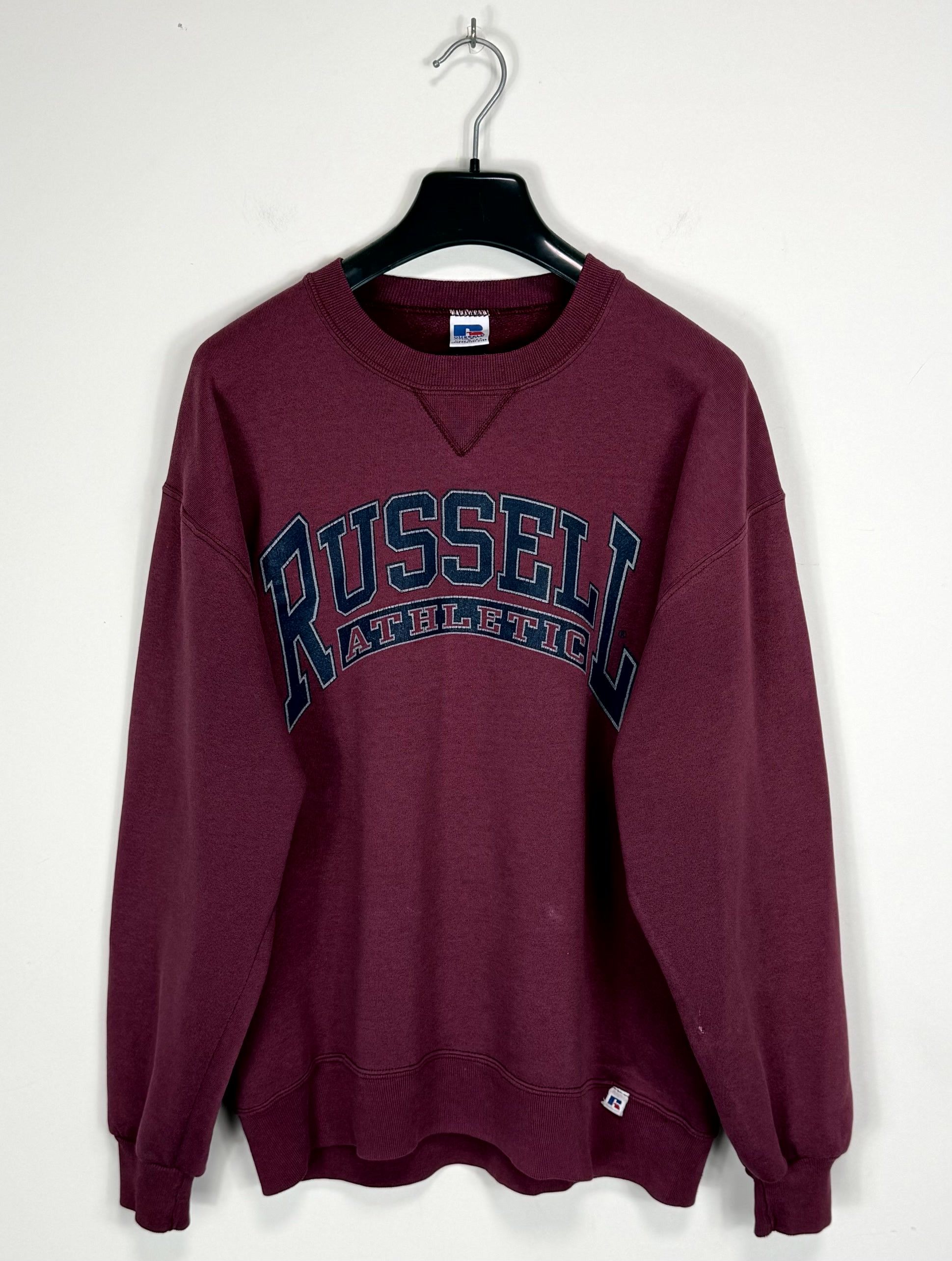 Russell Athletic Vintage Russell Athletic Spell Out Logo Crewneck Sweatshirt Size US L / EU 52-54 / 3 - 1 Thumbnail
