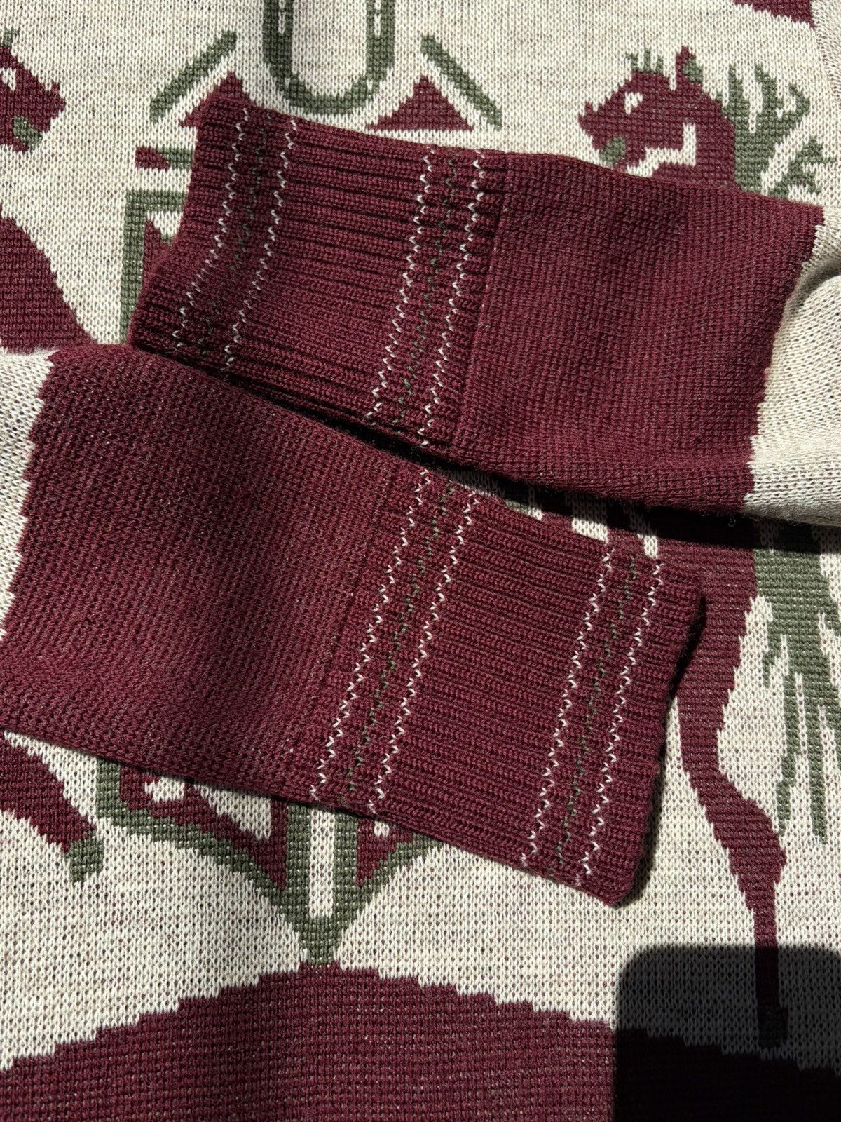 At Last & Co At last co timeworn Twin Horse 1st Gen Wool Sweater Size US M / EU 48-50 / 2 - 4 Thumbnail