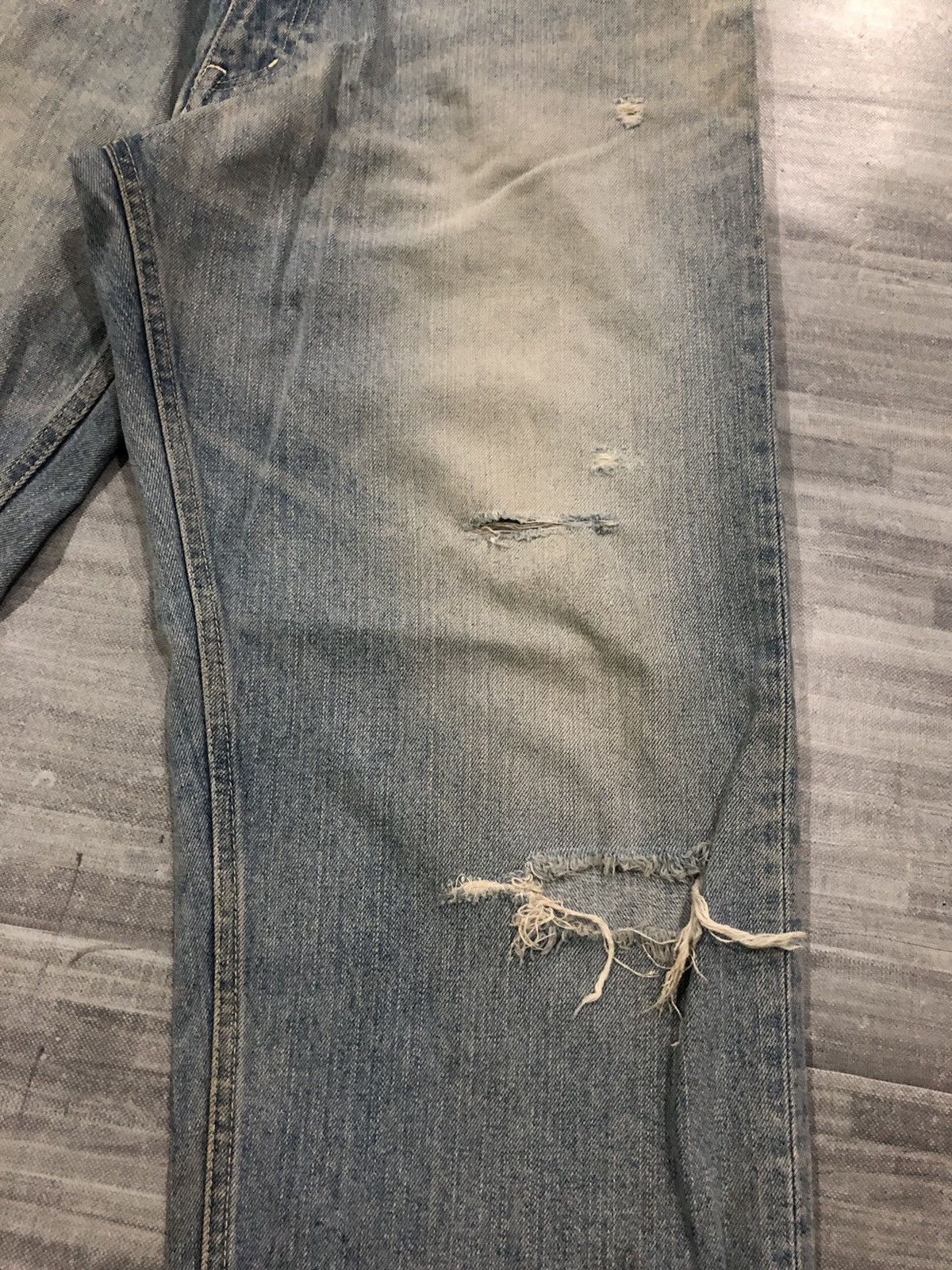 FDMTL × Vintage Vintage Scanner Fundamental Flare Jeans Disteressed Size US 35 - 7 Thumbnail