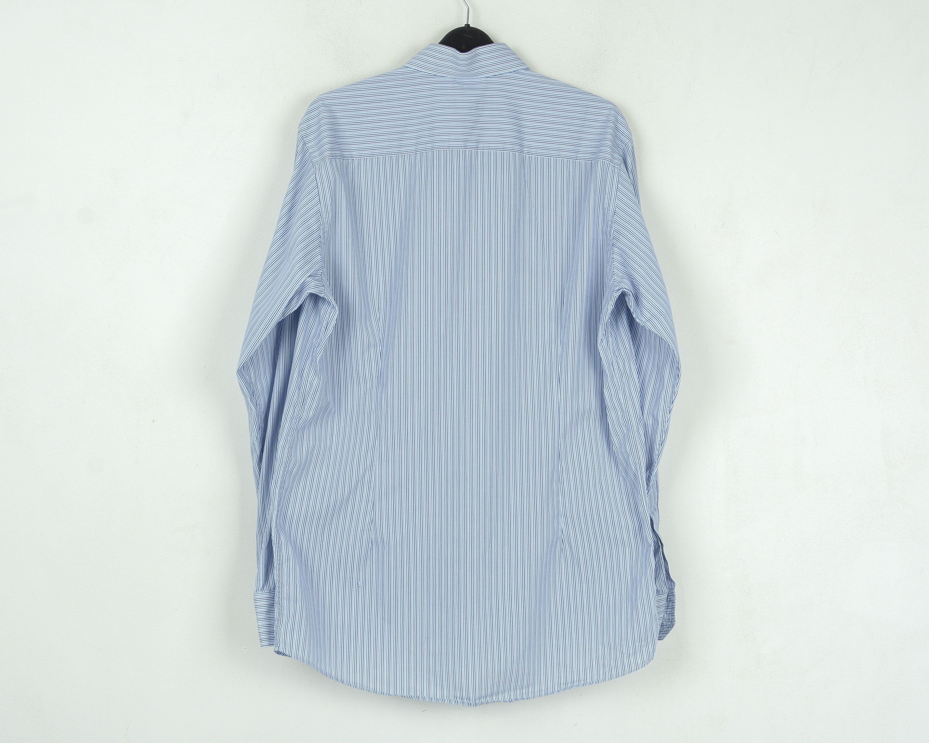 Eton ETON Contemporary Cotton Shirt Formal Pinstriped Casual Size 40R - 4 Thumbnail