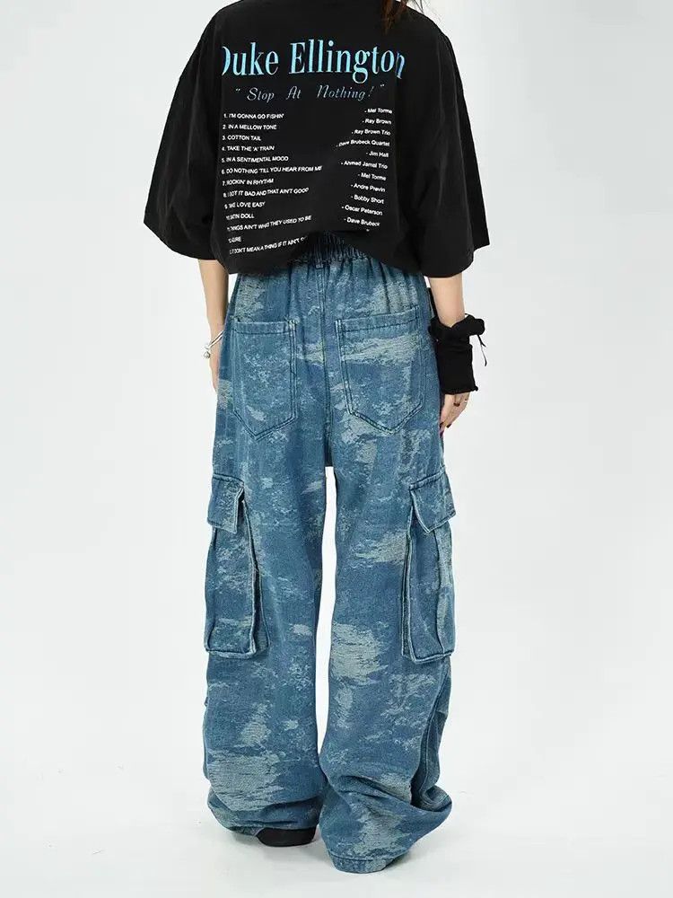 Designer × Japanese Brand Vintage Streetwear Hip Hop Loose Casual Pants Size US 33 - 2 Thumbnail