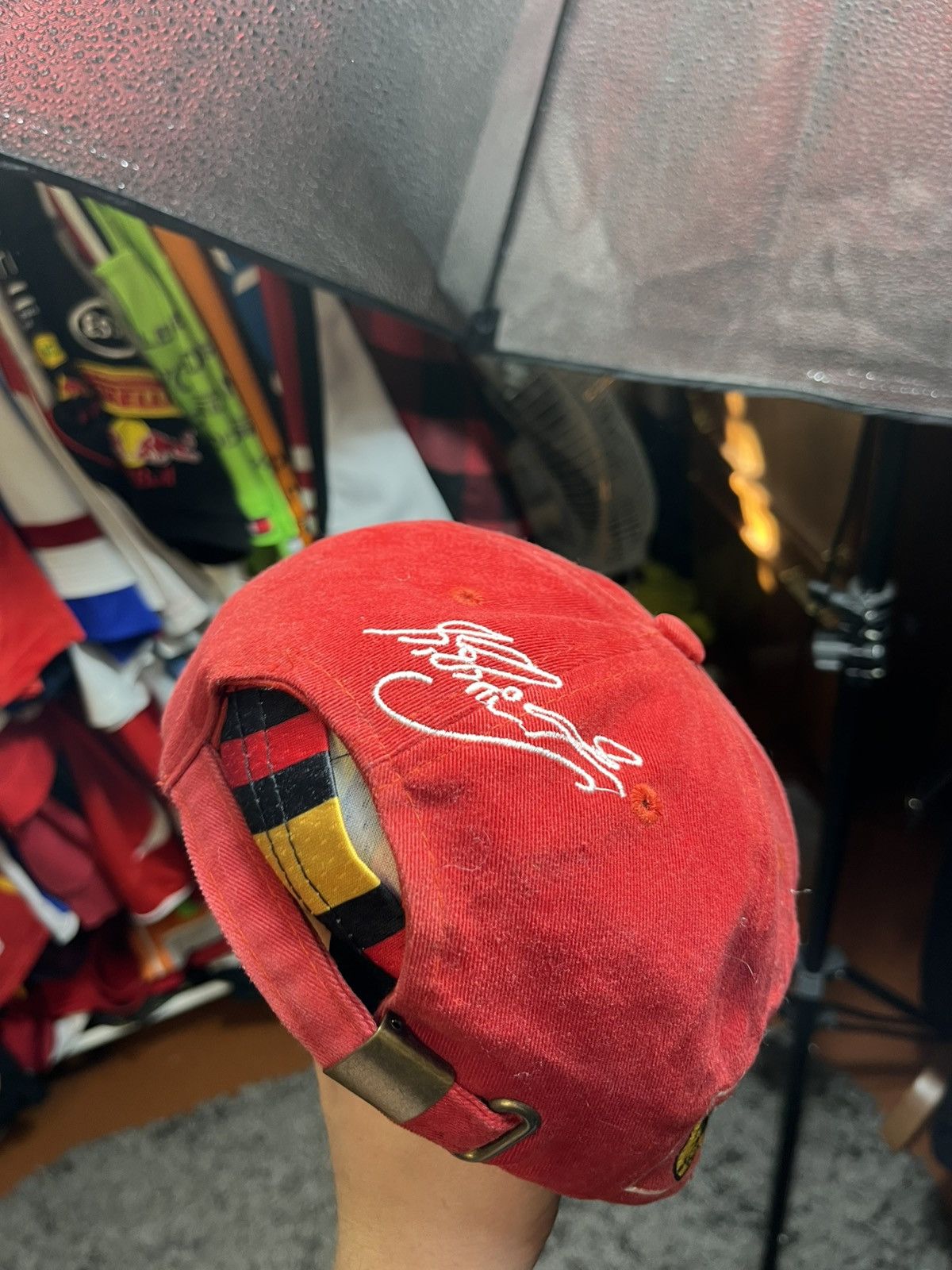 Ferrari FERRARI VINTAGE RACING GERMANY CAP Y2K Size ONE SIZE - 5 Thumbnail