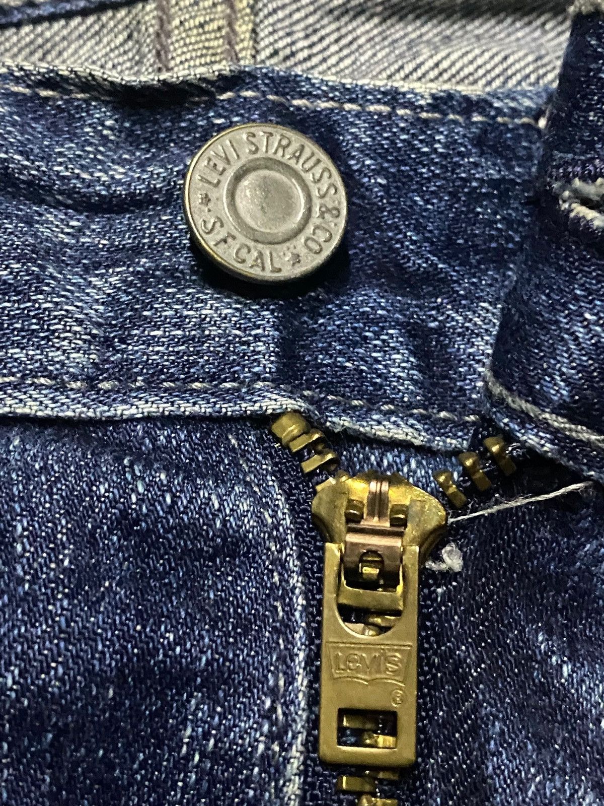 Levi's Vintage Clothing Vintage Levis 502 Mud Wash Distressed Loose Jeans Size US 33 - 8 Thumbnail