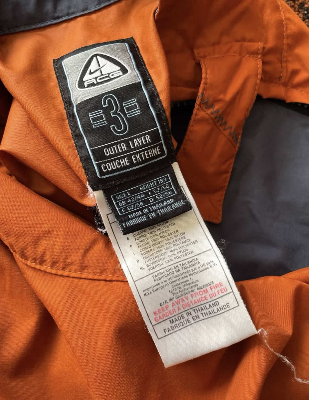 Nike ACG Nike ACG Pullover Anorak, Paddling Jacket. Size US L / EU 52-54 / 3 - 8 Thumbnail