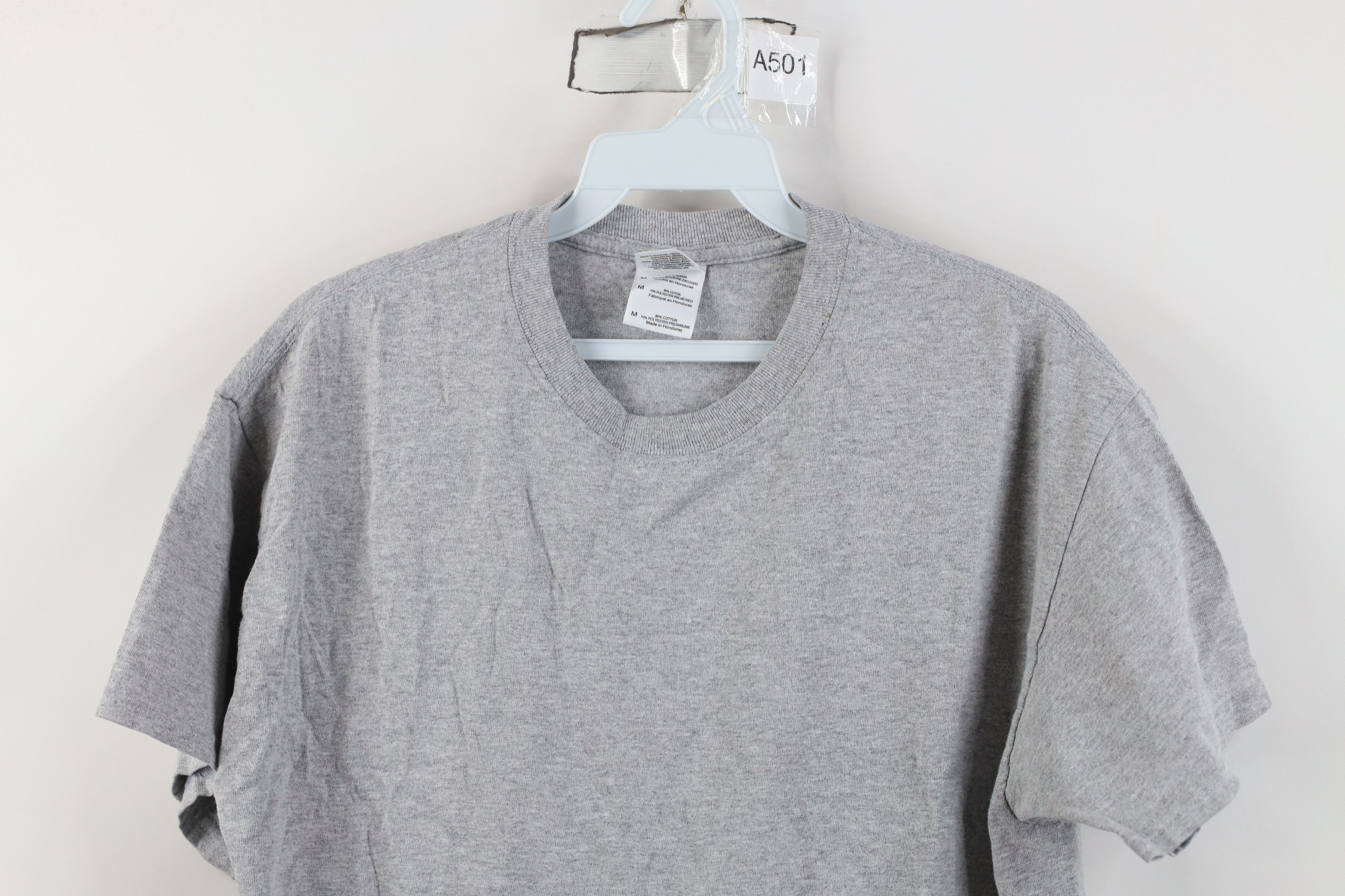 Vintage Vintage 90s Y2K Streetwear Short Sleeve T-Shirt Heather Gray Size US M / EU 48-50 / 2 - 2 Thumbnail