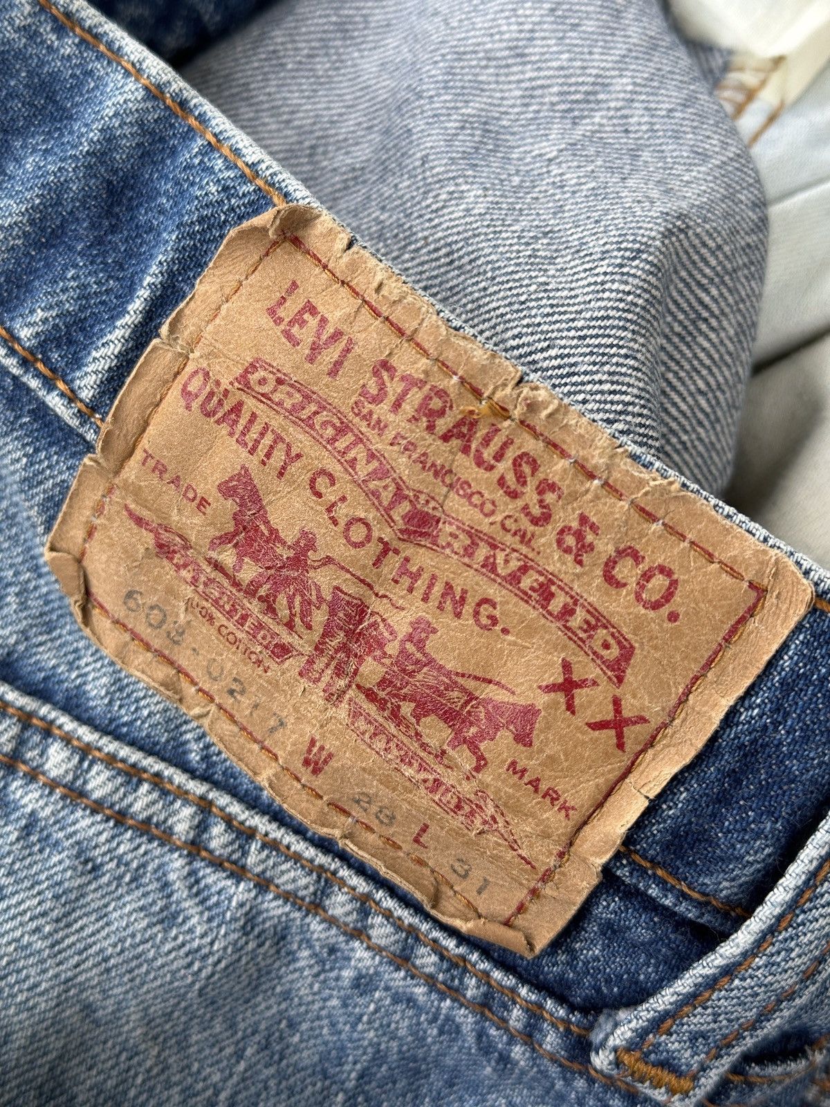 Levi's 💥Levis 603💥 Levis Denim Punk Style 💥 Size US 28 / EU 44 - 4 Thumbnail