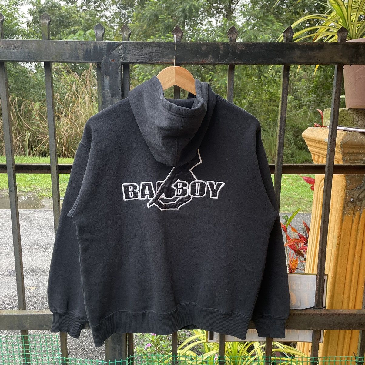 Vintage 🔥90s Bad Boy Skate Embroidered Big Logo Full Zipper Hoodie Size US M / EU 48-50 / 2 - 1 Thumbnail