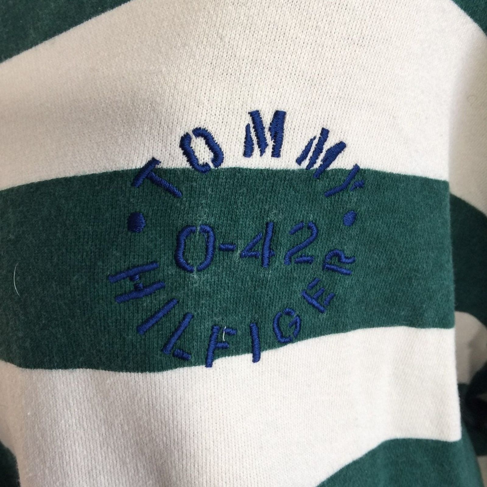 Tommy Hilfiger Tommy Hilfiger Men Large Sweatshirt Cotton Stripes Pullover Size US L / EU 52-54 / 3 - 2 Thumbnail