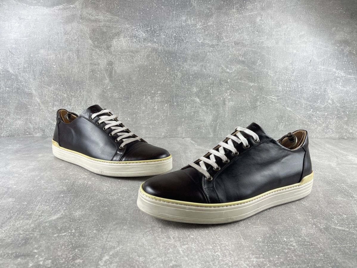 Sutor Mantellassi Sutor Mantellassi Old Money Leather Sneakers Dark Brown Size US 9 / EU 42 - 4 Thumbnail