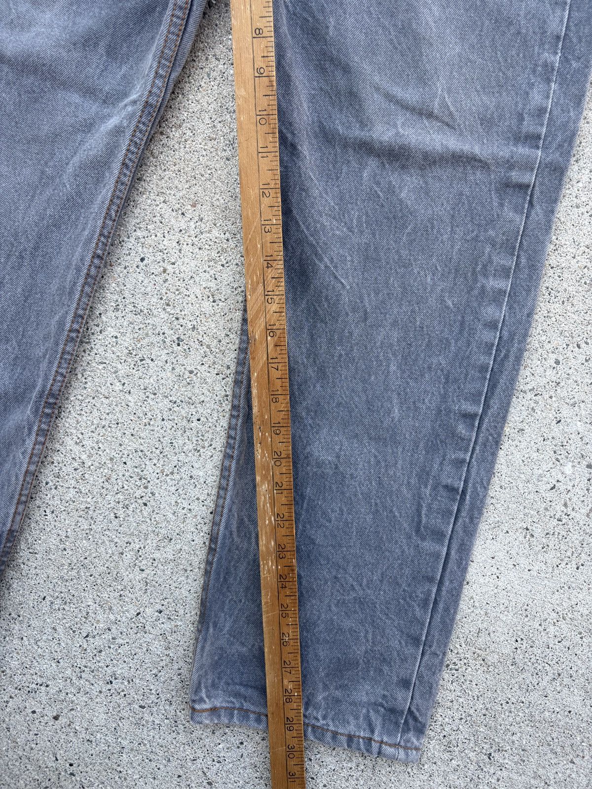 Levi's Vintage 2008 Y2K Grey Levi’s 501 Straight Fit Jeans Size 36 Size US 36 / EU 52 - 9 Thumbnail